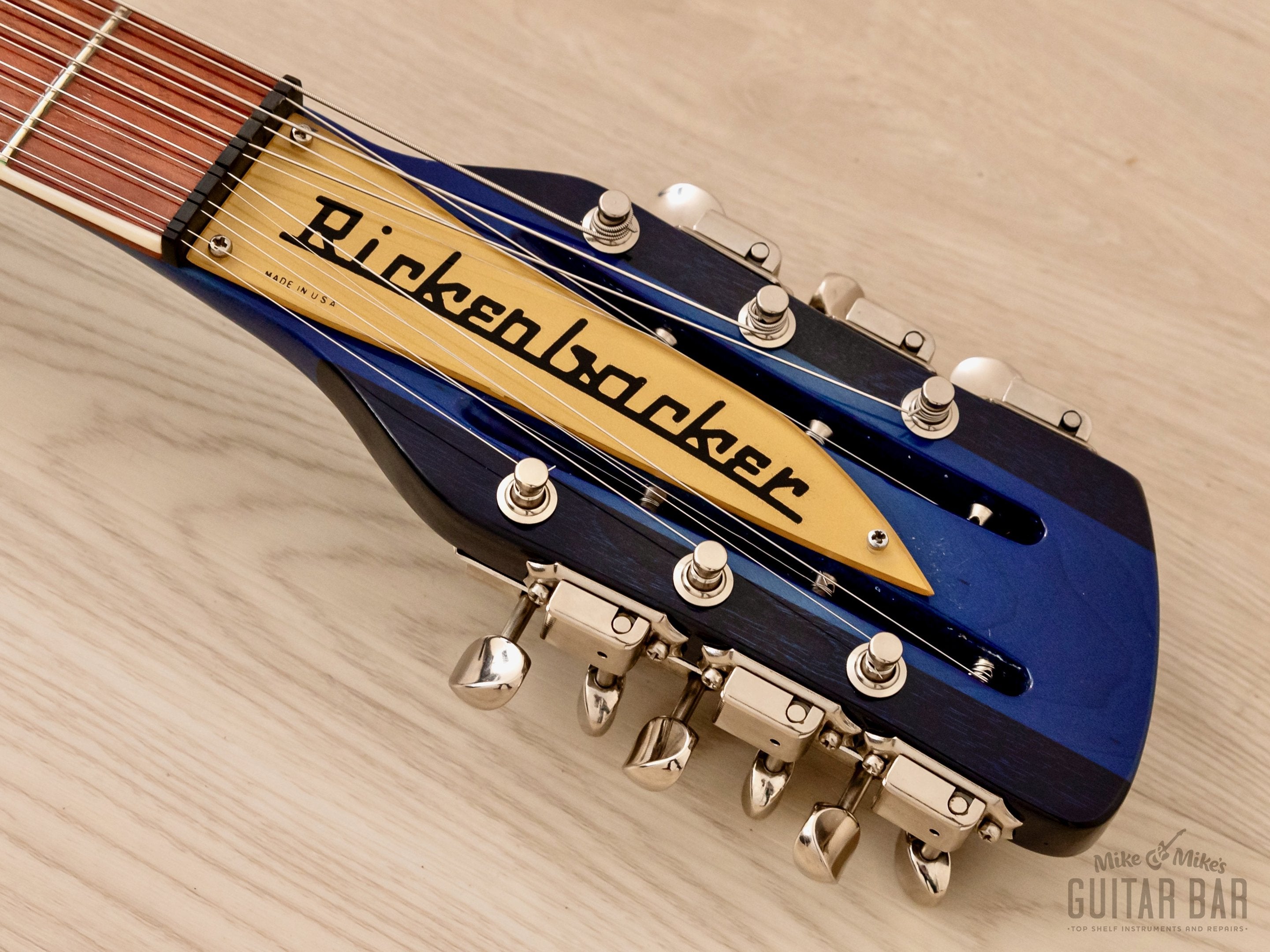2007 Rickenbacker 660/12 12 String Guitar Blue Burst, Showroom Clean w/ Hangtags & Case