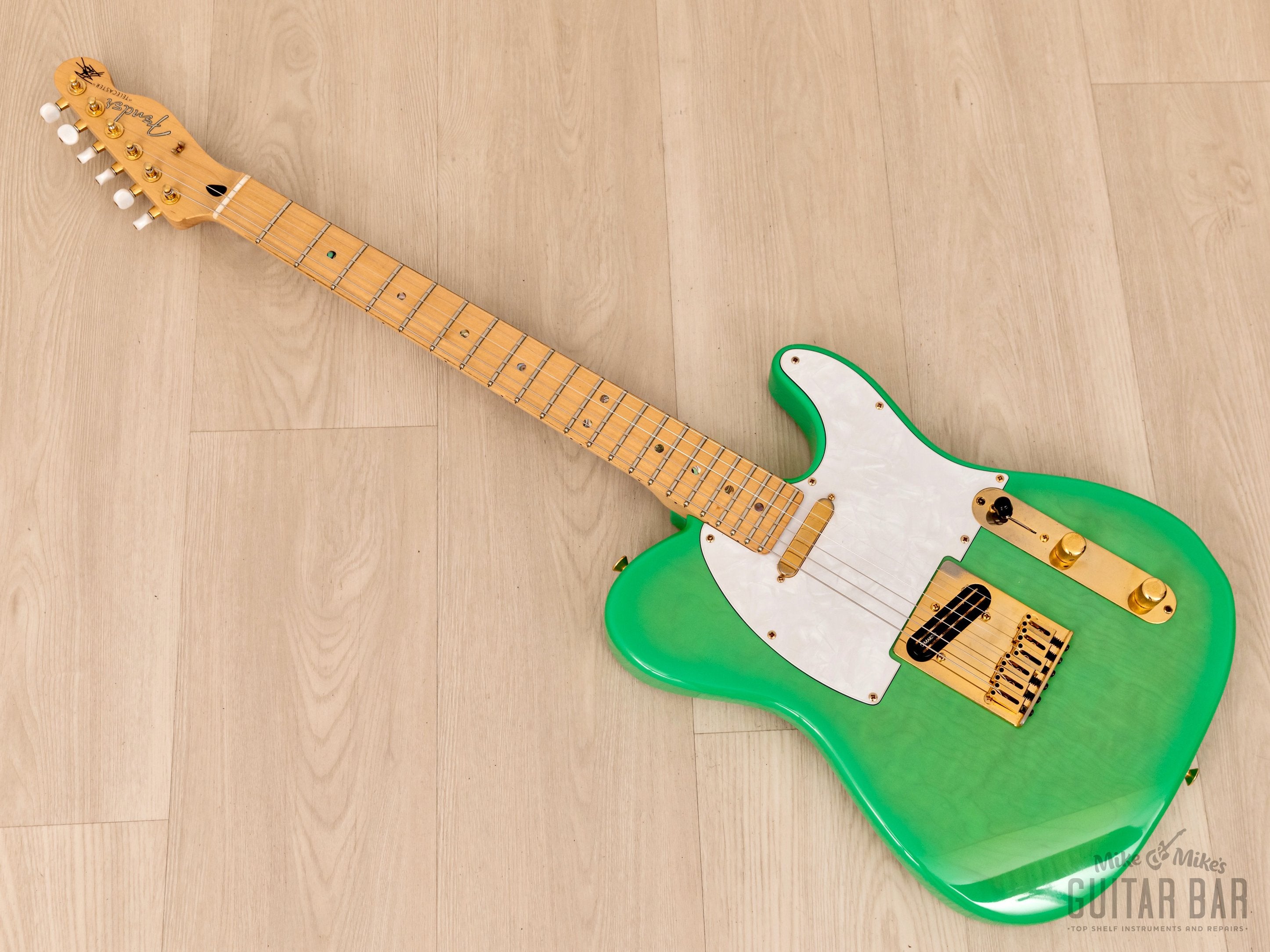 1996 Fender Richie Kotzen Telecaster TLR-135RK Seafoam Green, Near-Mint w/ Case & Tags, Japan MIJ