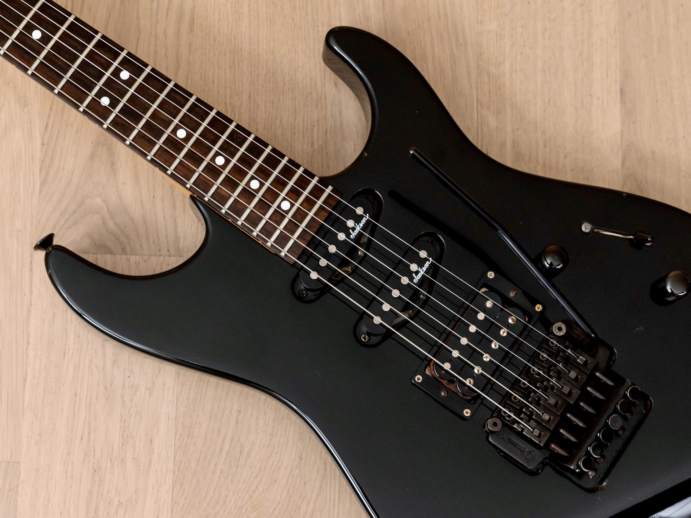 1993 Charvel by Jackson DK-065-SSH Superstrat Vintage Guitar Black, Model 3, Japan