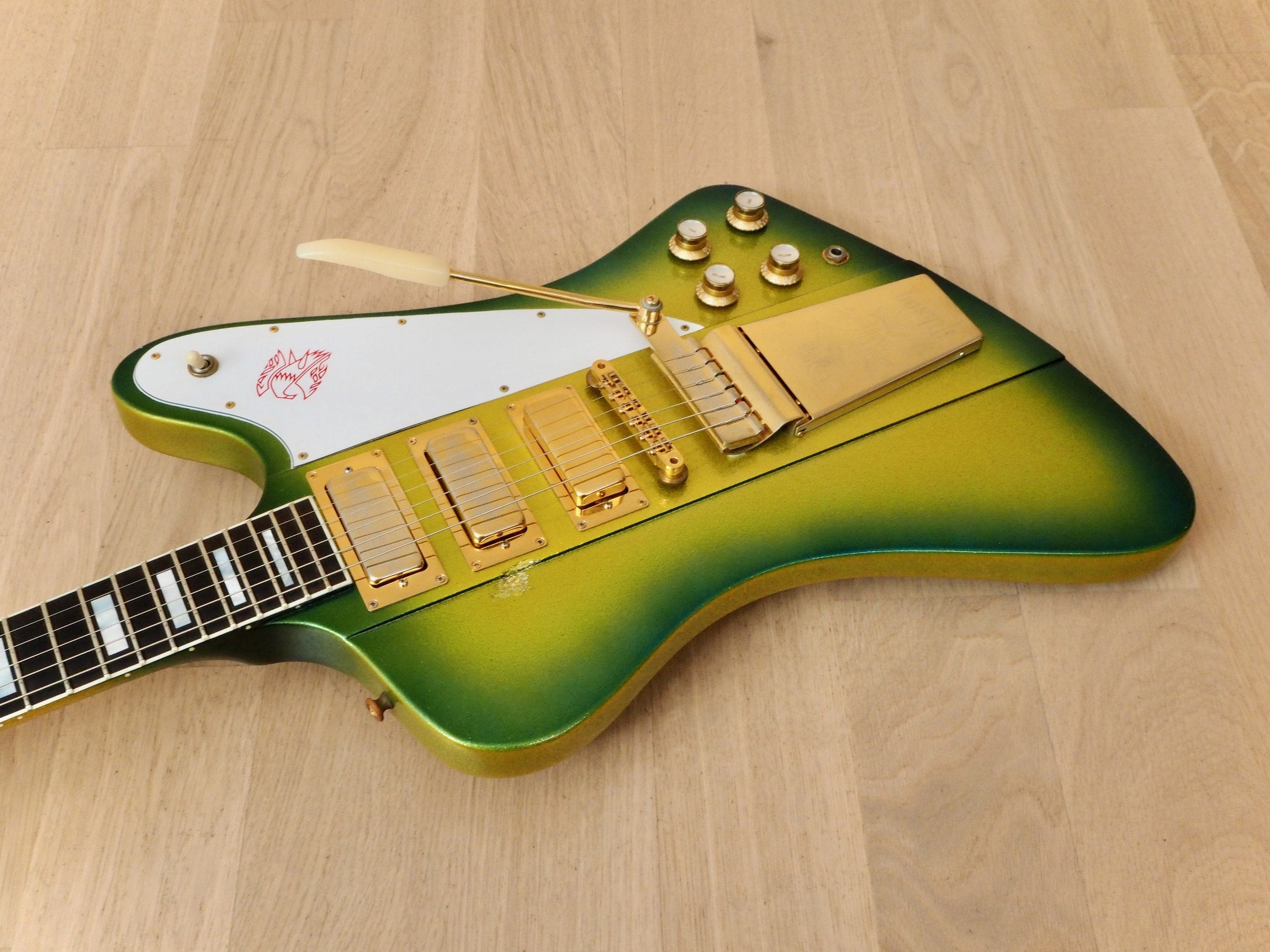 2000 Gibson Custom Shop Firebird VII Green Sparkle Burst w/ Case