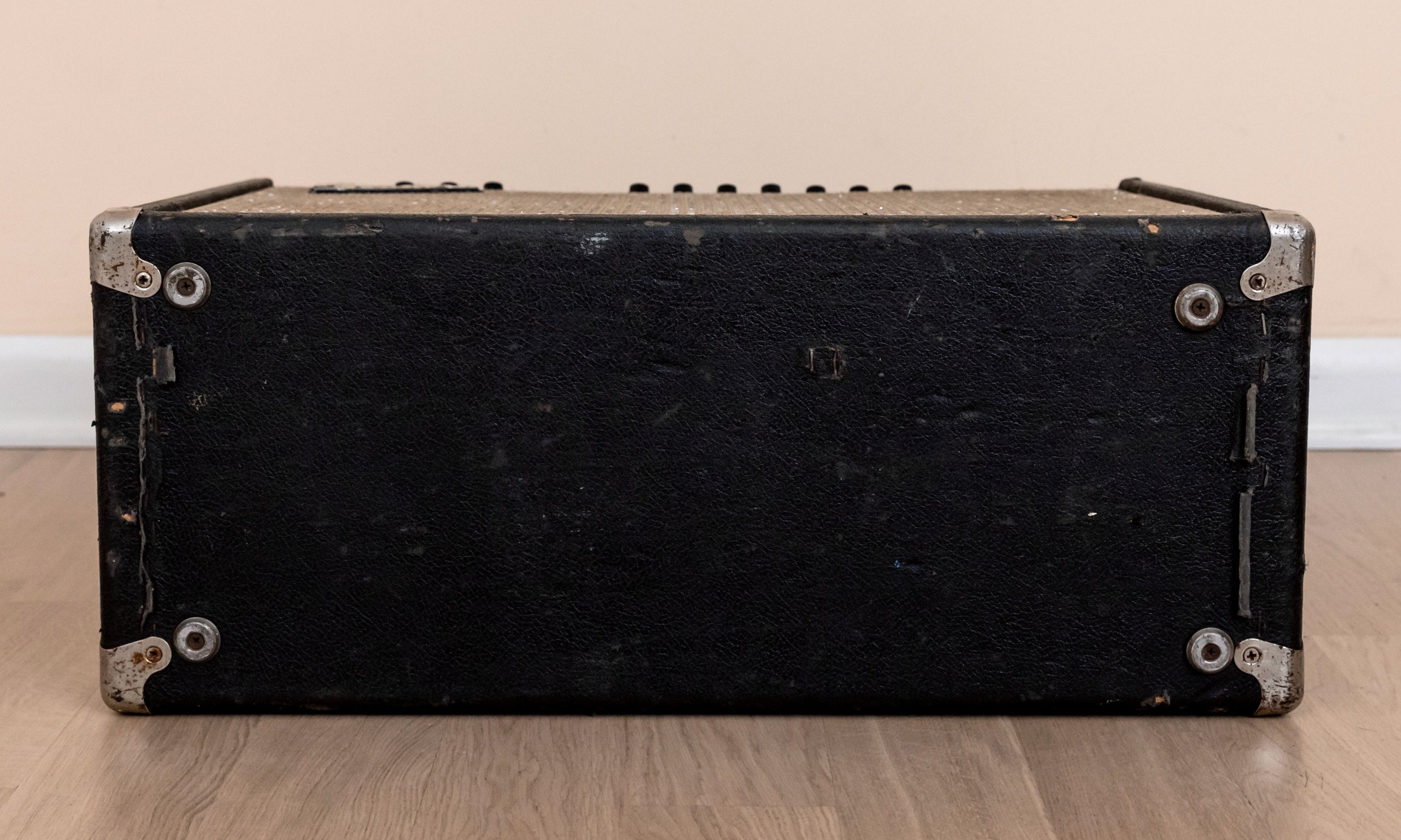 1965 Fender Super Reverb Black Panel Vintage Tube Amp AB763 w/ Ceramic Speakers, FEIC