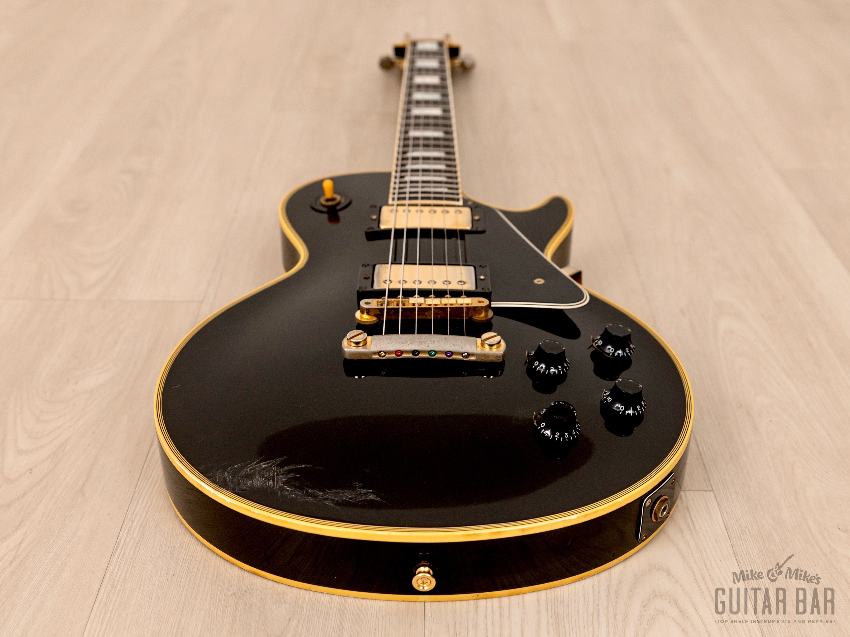 2001 Gibson Custom Shop '57 Les Paul Custom LPB7 Black Beauty w/ 57 Classic PAFs, Case