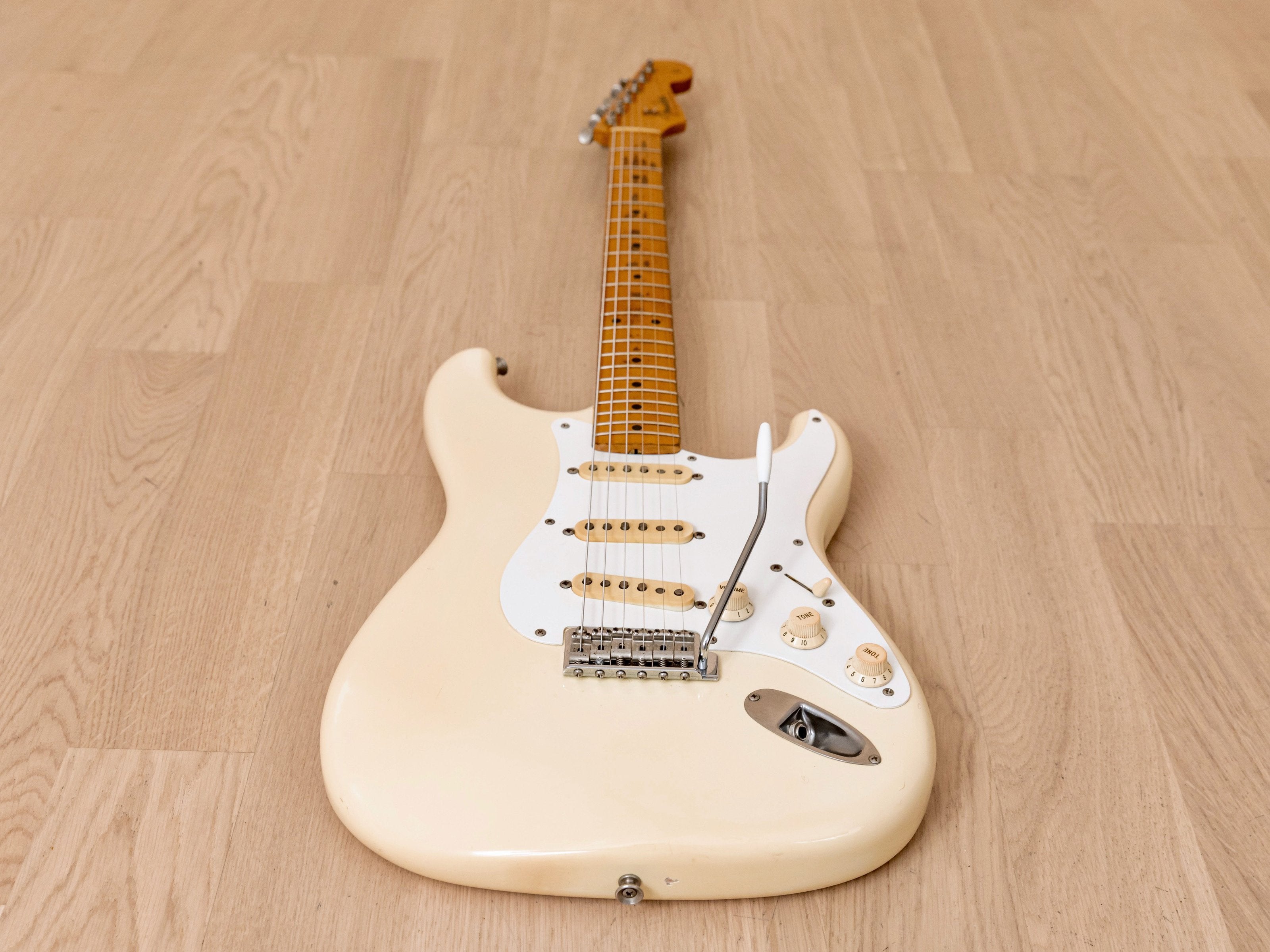 1982-83 Fender '57 Stratocaster JV Olympic White, ST57-65 w/ USA Fullerton  Pickups, Japan MIJ Fujigen