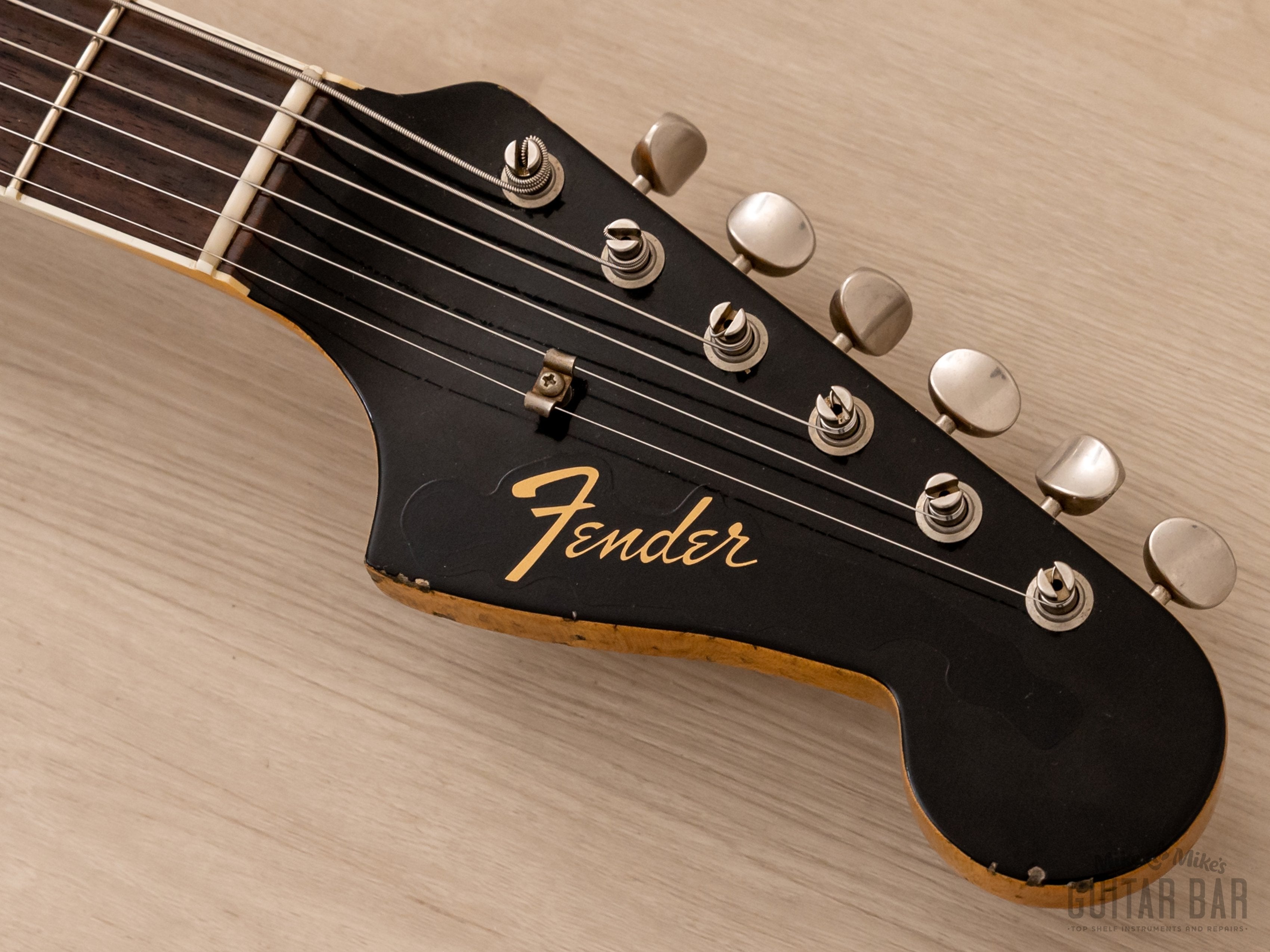 2018 Fender Custom Shop 1965 Jazzmaster Wildwood 10 Heavy Relic Sunburst w/ Black Peghead, COA & Case