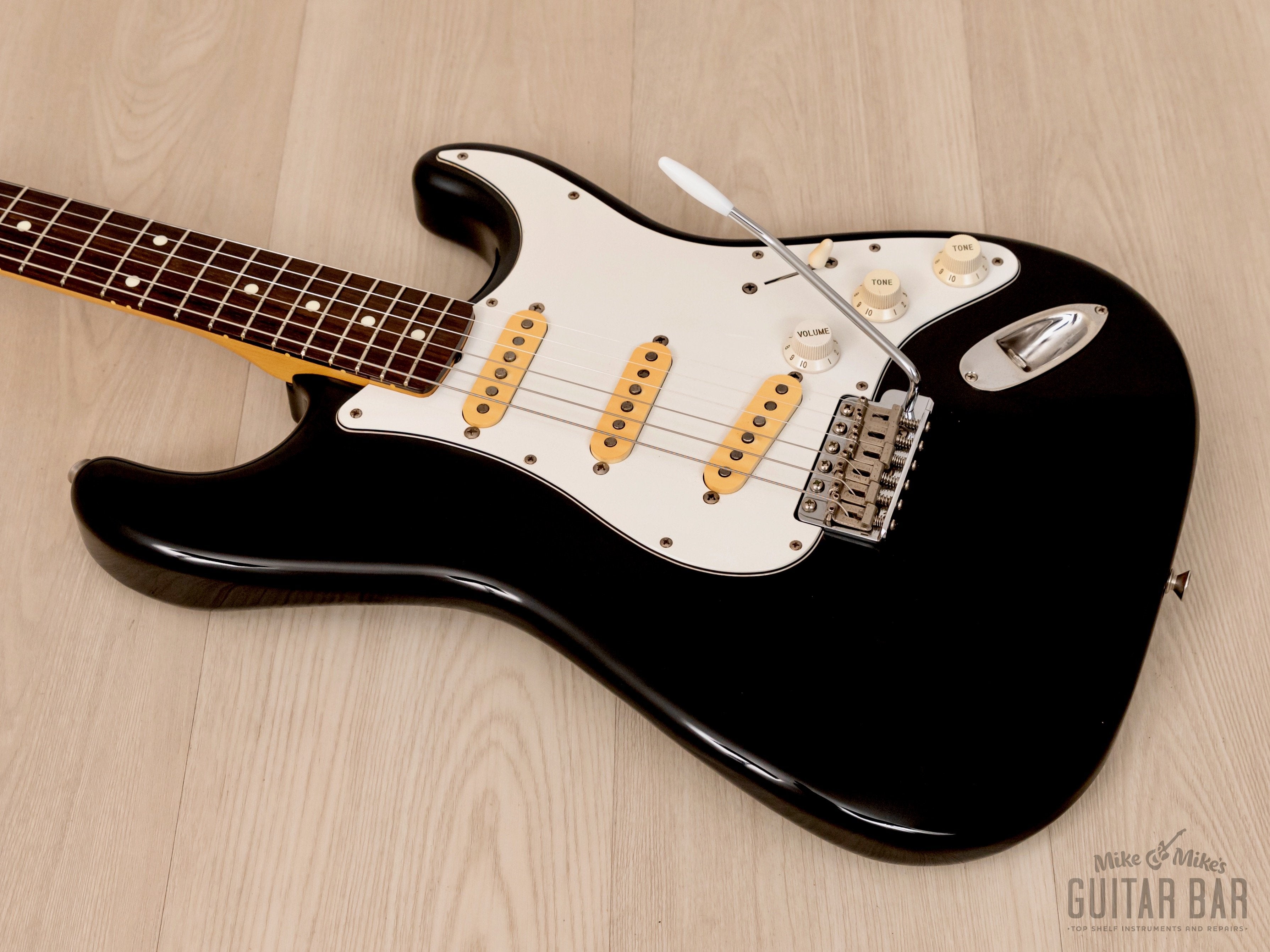 1987 Fender Stratocaster ‘62 Vintage Reissue ST62-55 Black E-Serial, Japan MIJ Fujigen