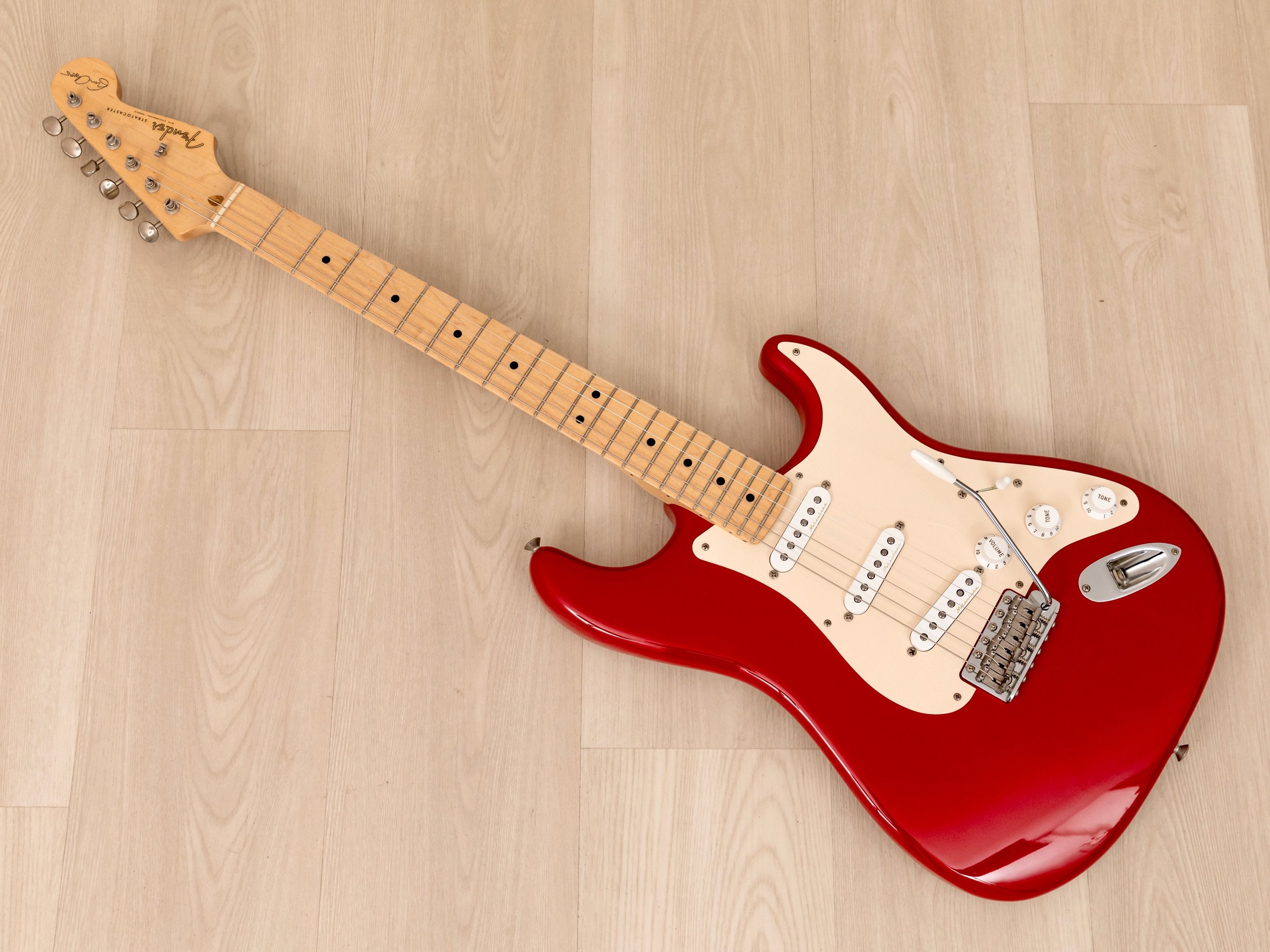 2009 Fender Artist Series Eric Clapton Signature Stratocaster Torino Red, Near Mint w/ Tweed Case & Tags