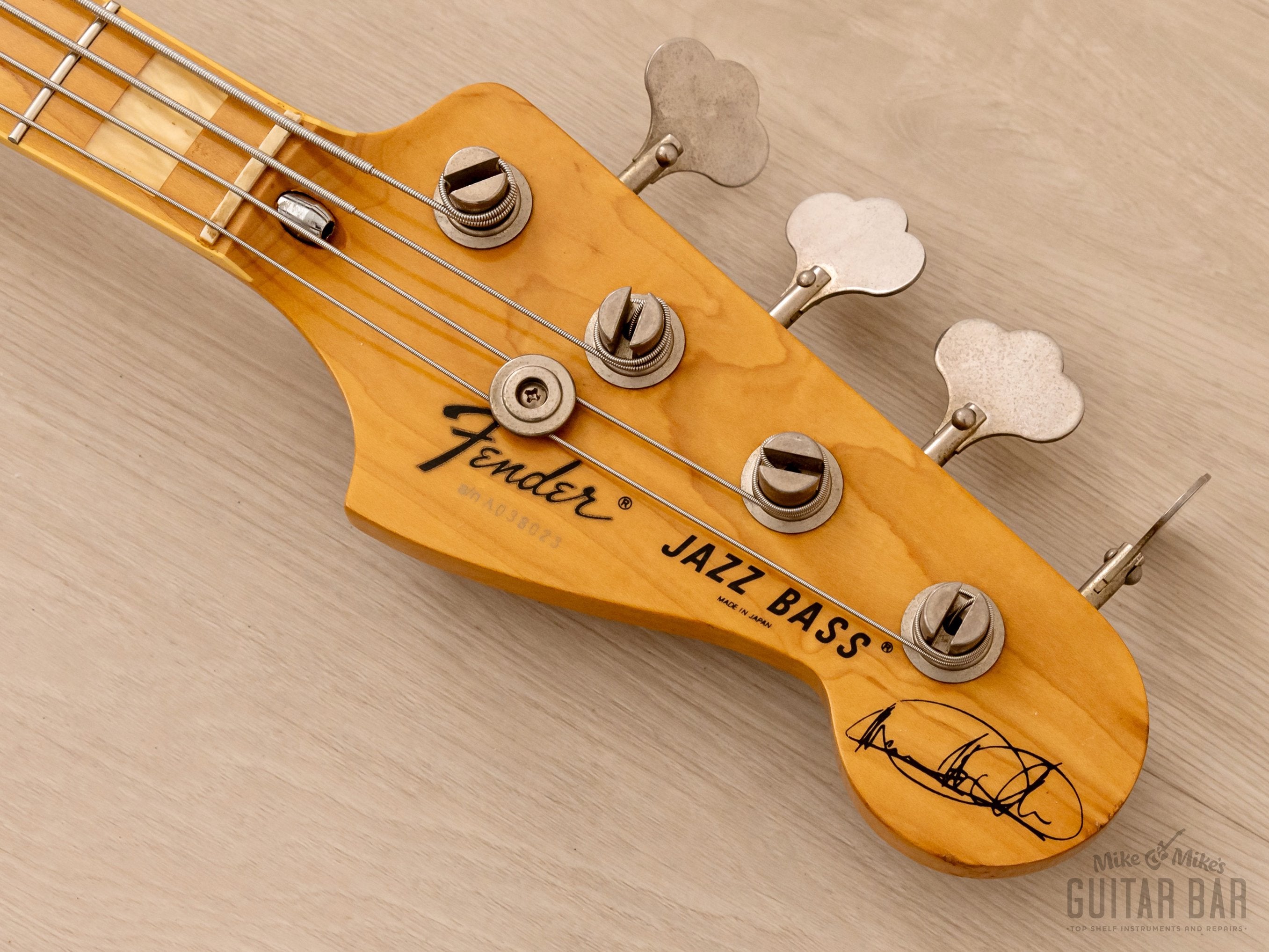 1998 Fender Marcus Miller Jazz Bass Natural Ash w/ Active EQ, 100% Original, First Year, Japan MIJ