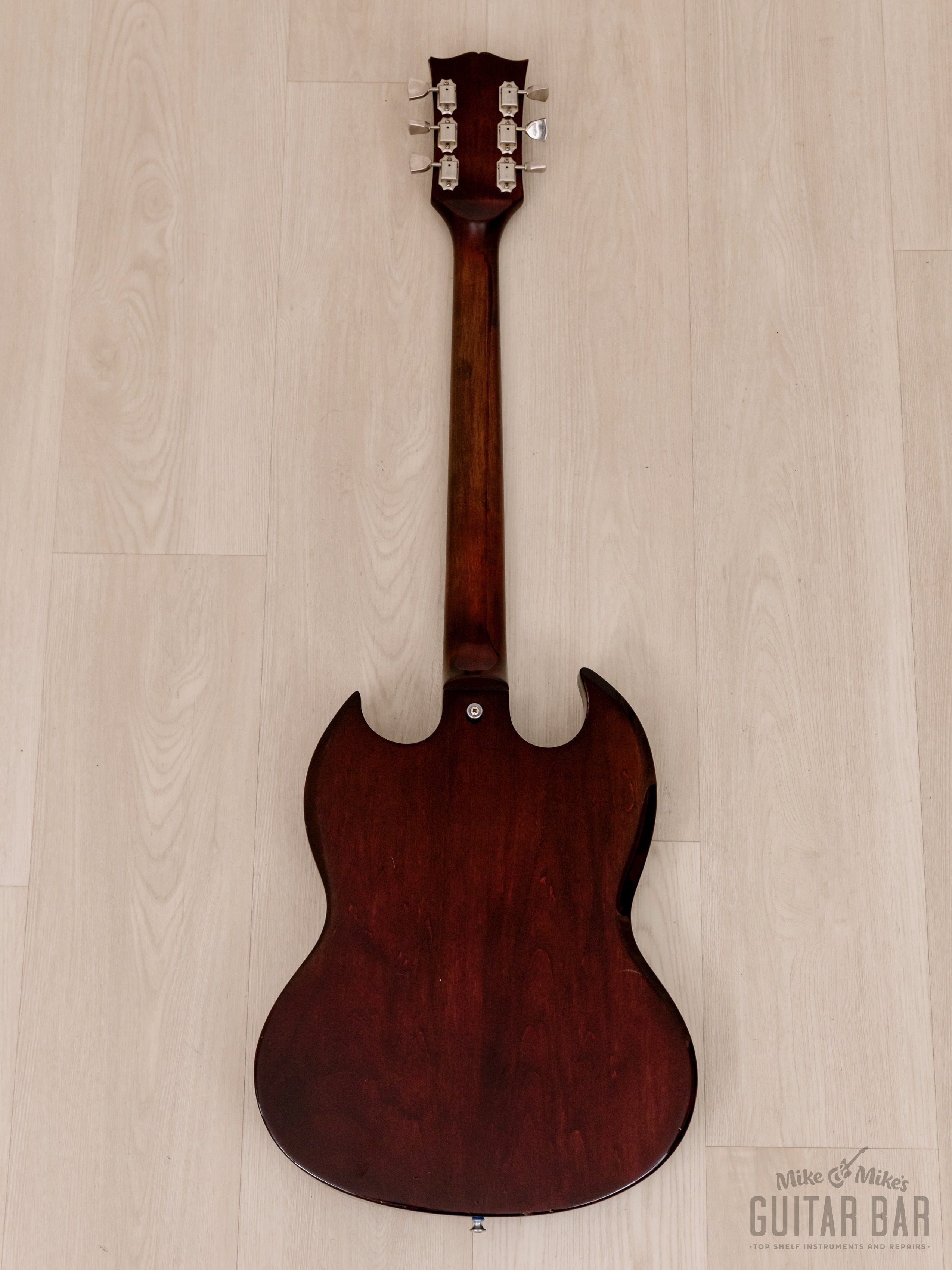 1972 Gibson SG II Vintage Electric Guitar Walnut 100% Original w/ Mini Humbuckers & Case