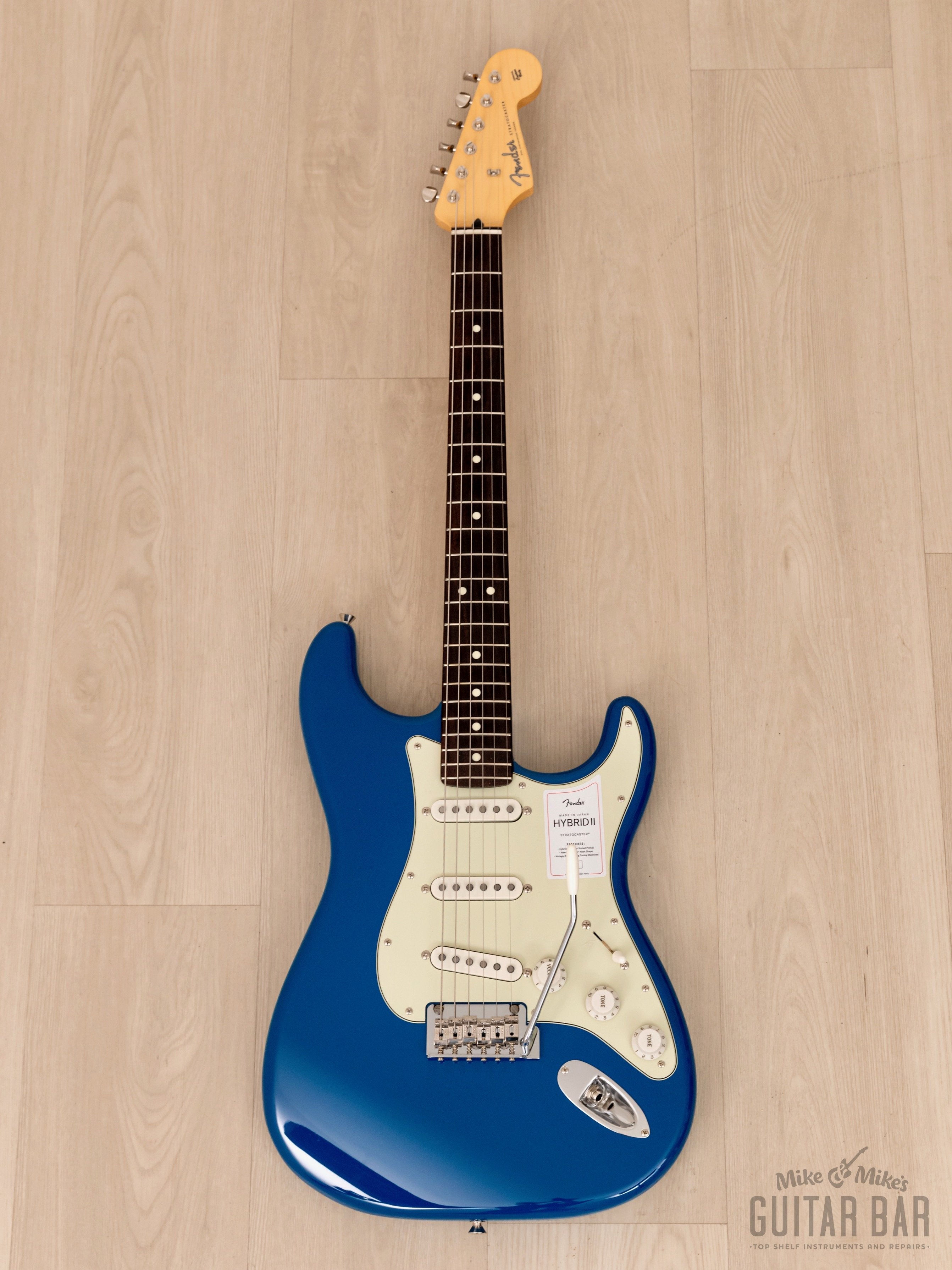 2023 Fender Hybrid II Stratocaster Forest Blue, Mint w/ Hangtags, Japan MIJ