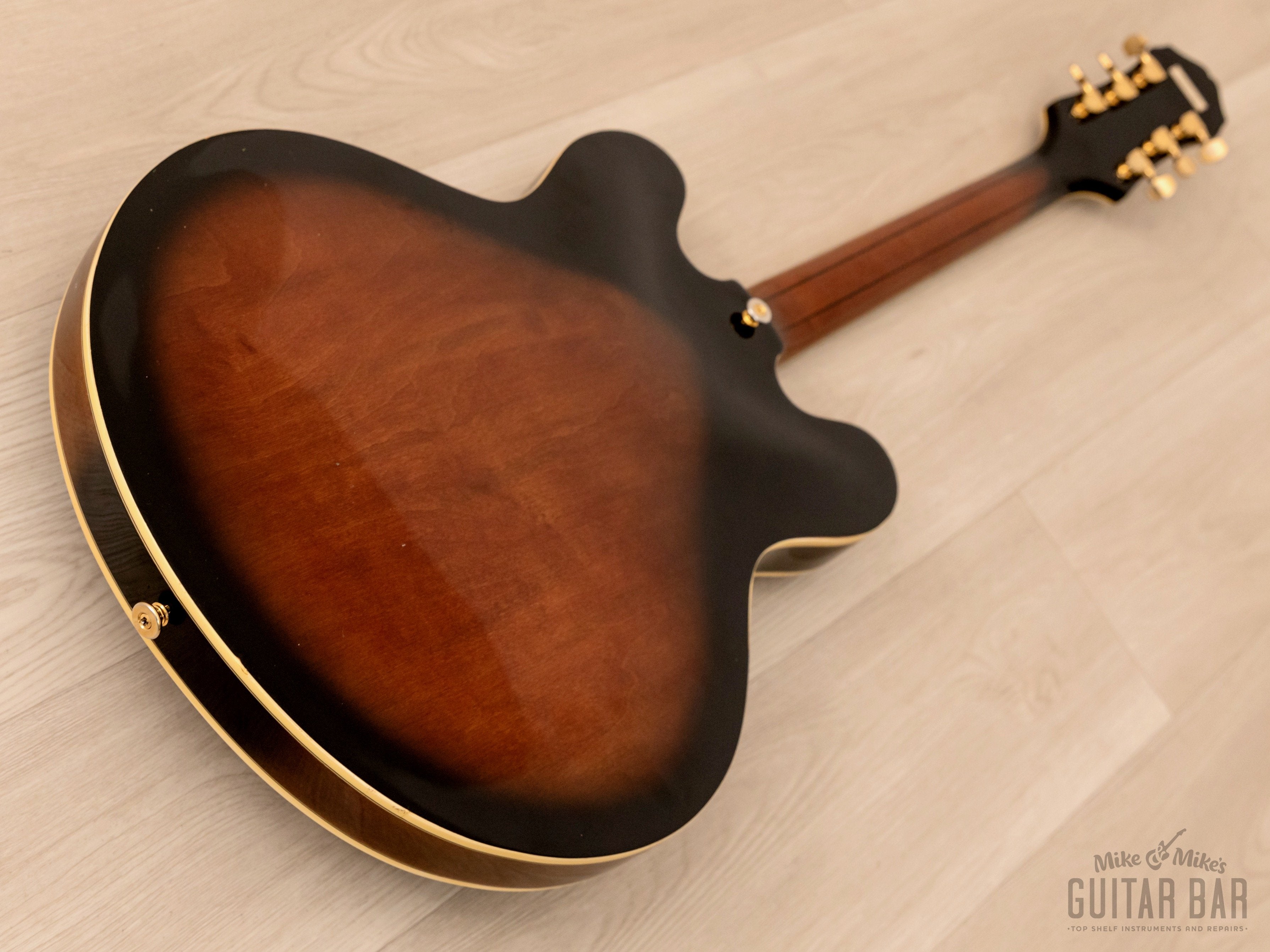 1988 Epiphone by Gibson Sheraton II Semi-Hollow Guitar Vintage Sunburst