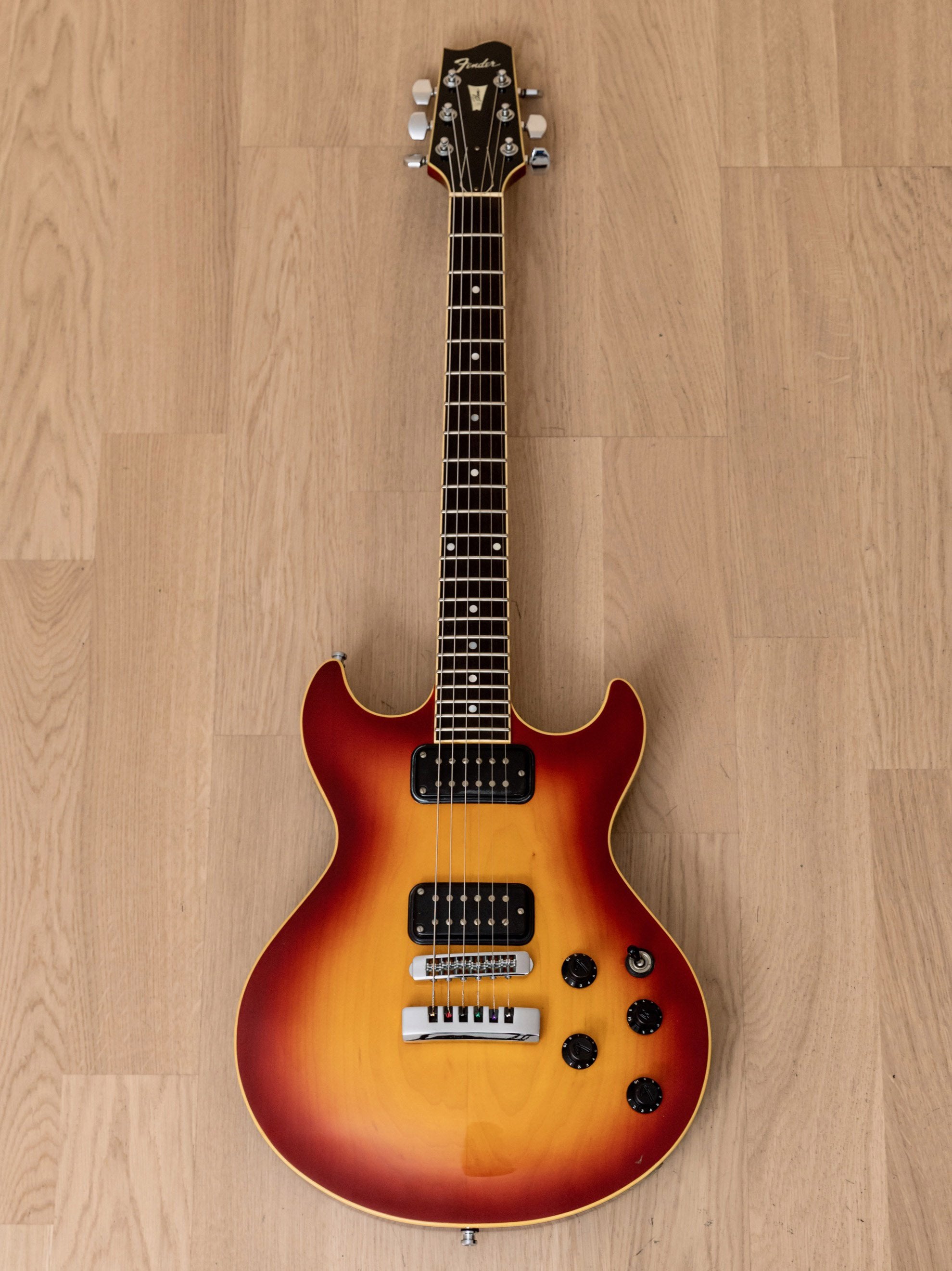 1984 Fender Master Series Flame Standard Vintage Set-Neck Guitar, Dan Smith-designed, Japan MIJ