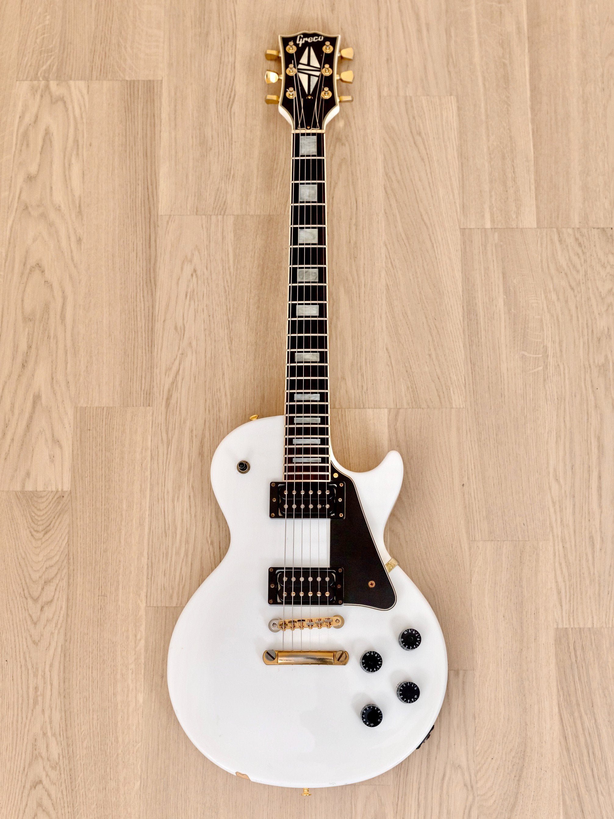 1990 Greco EGW-700 Electric Guitar Alpine White, Custom Lite w/ Screamin' PAFs, Japan Fujigen