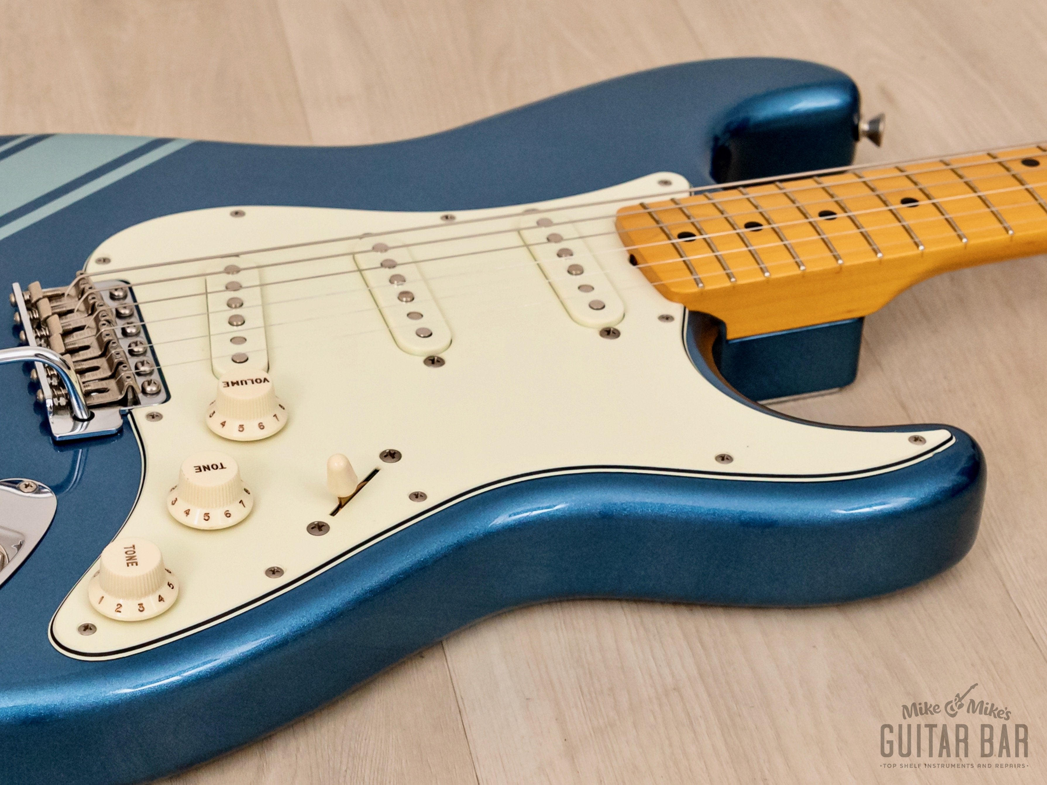 2018 Fender Traditional 50s Stratocaster FSR Lake Placid Blue w/  Competition Stripe & Case, Japan MIJ