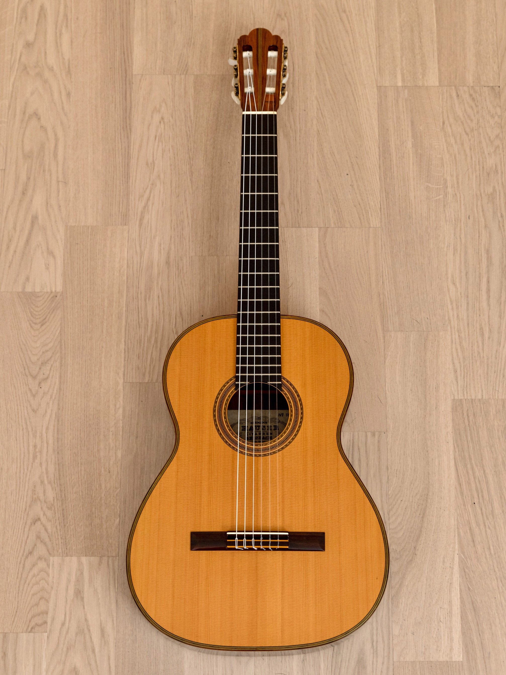 1987 Hermann Hauser III Segovia Model Vintage Classical Guitar, Spruce & Brazilian Rosewood w/ Case