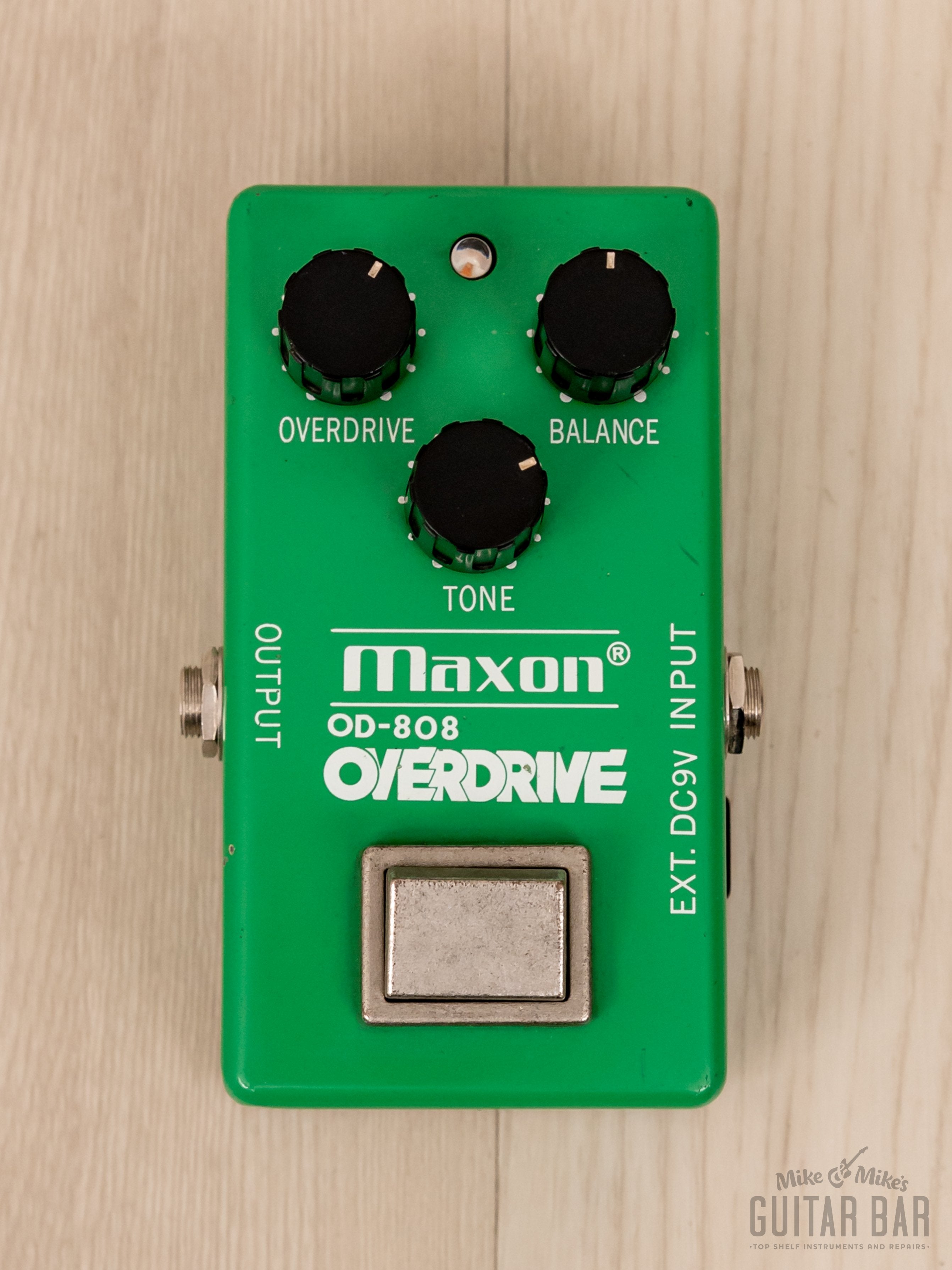 1979 Maxon OD-808 Overdrive Narrow Box Vintage Guitar Effects Pedal w/ MC1458, Ibanez TS-808 Tube Screamer