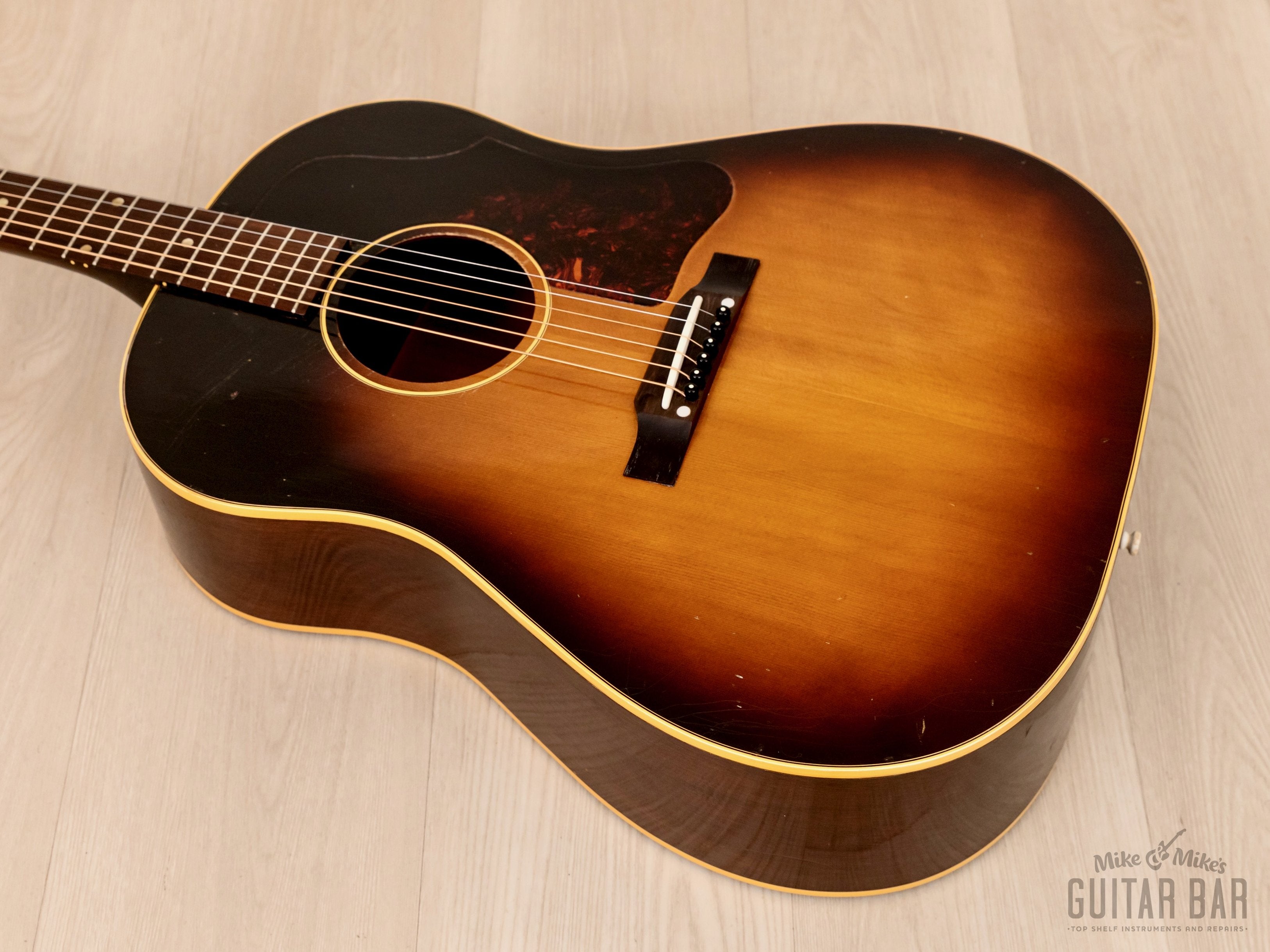 1957 Gibson J-45 Vintage Dreadnought Acoustic Guitar w/ Case