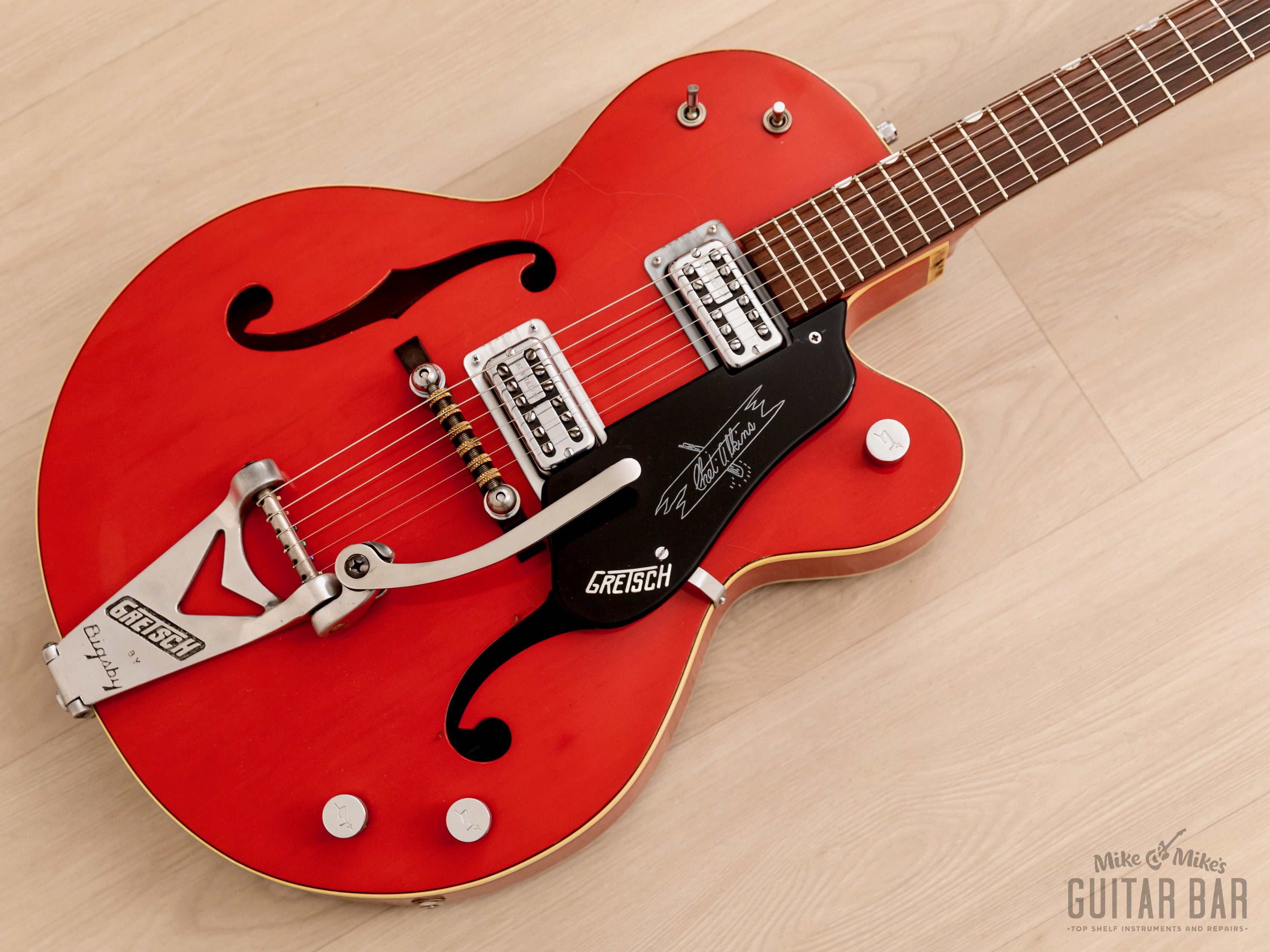 1960 Gretsch 6119 Chet Atkins Tennessean, 6120 Conversion w/ PAF FilterTrons, Trestle Bracing, Case