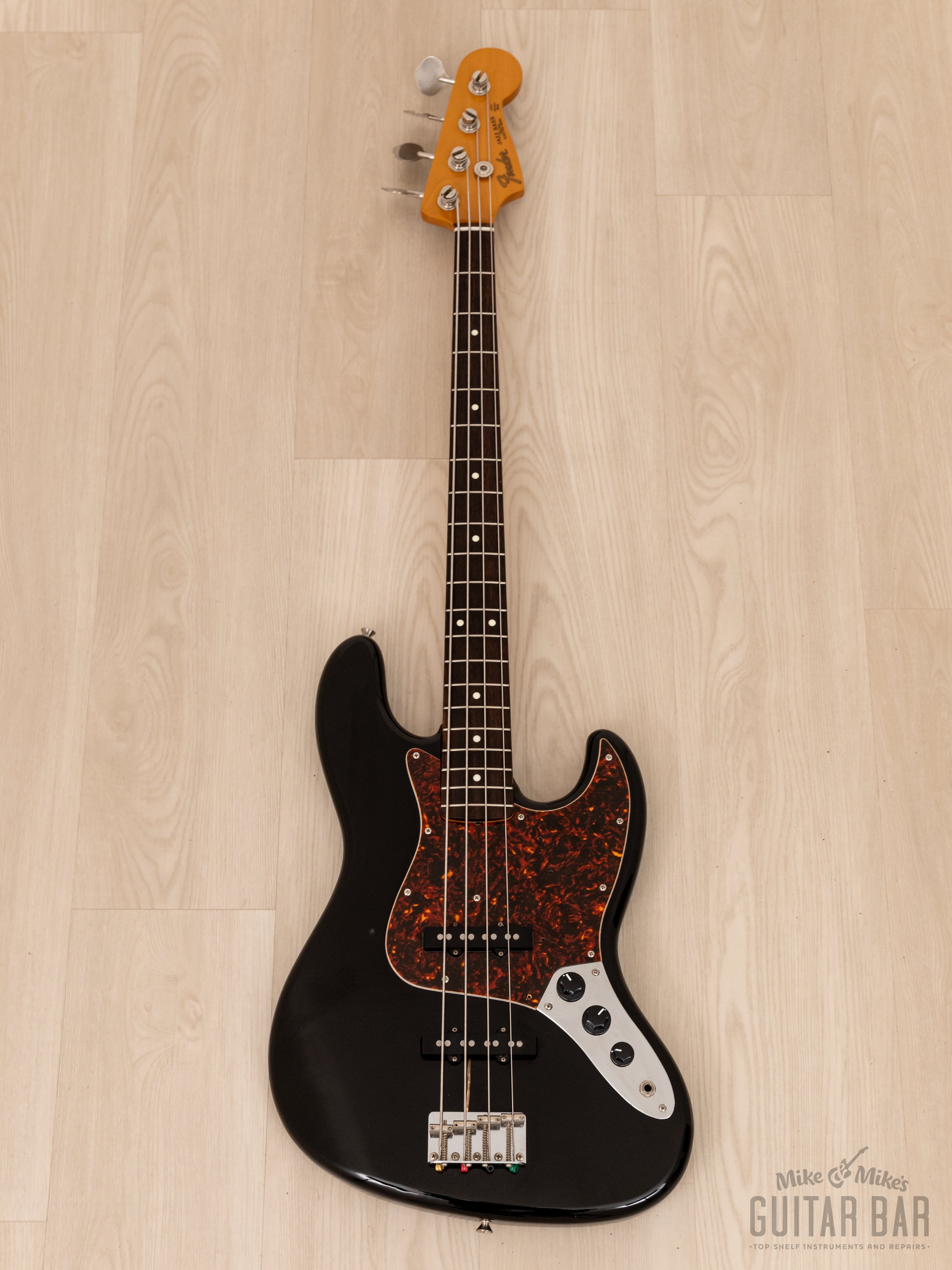 1990 Fender Jazz Bass ‘62 Vintage Reissue JB62-550 Black 100% Original, Japan MIJ Fujigen