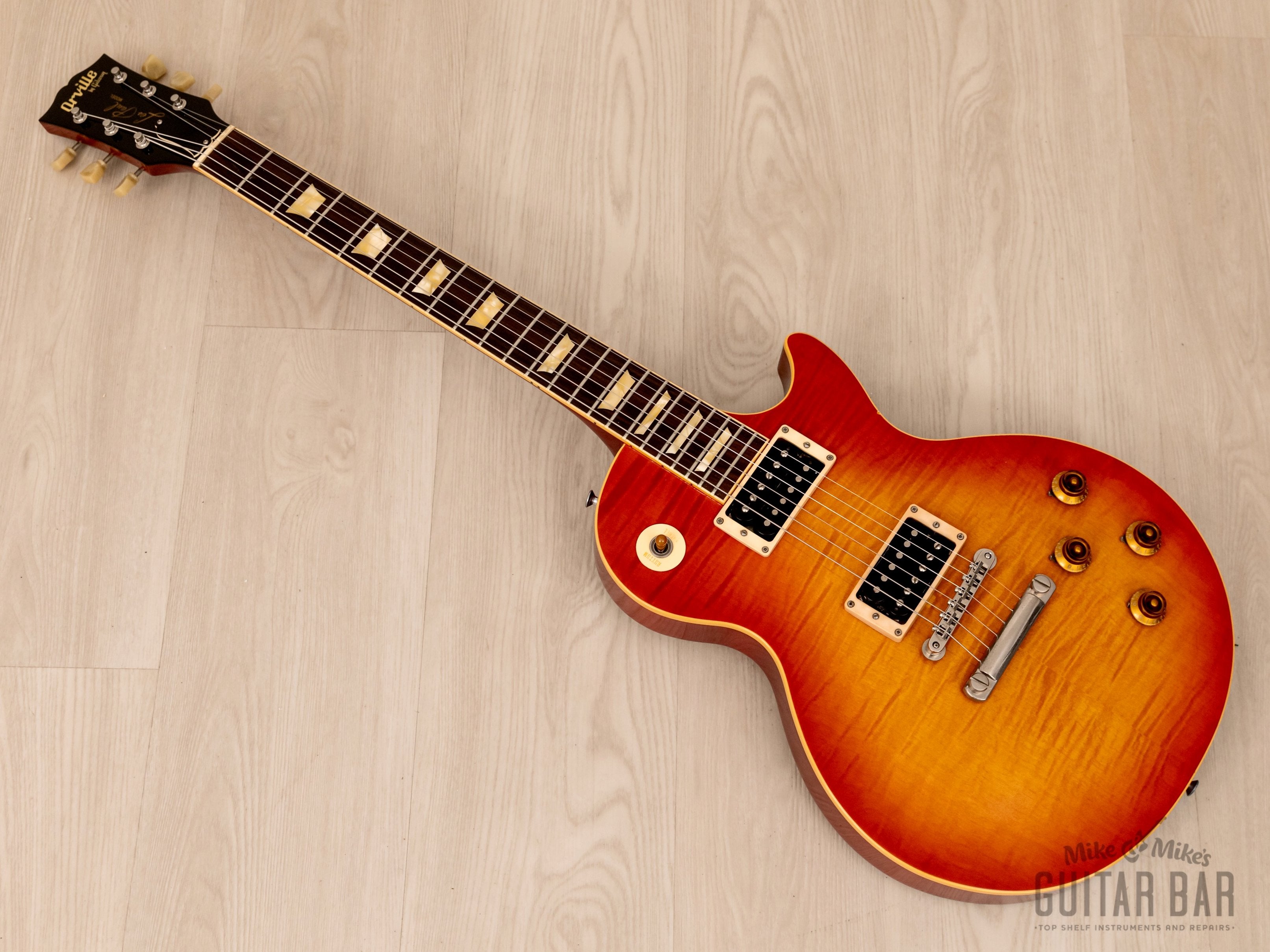 1993 Orville by Gibson Les Paul Standard LPS-59R Cherry Sunburst w 