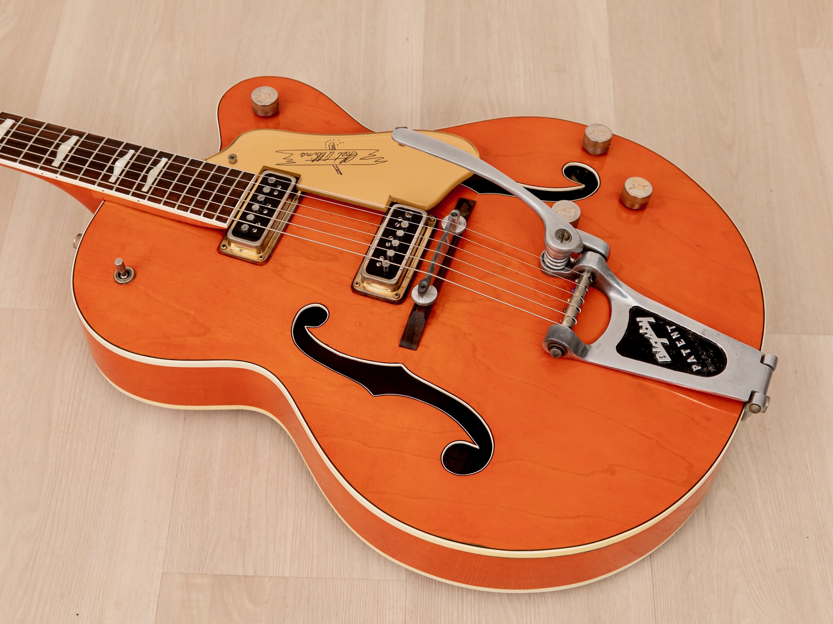 1957 Gretsch 6120 Chet Atkins Vintage Guitar Western Orange 100 ...