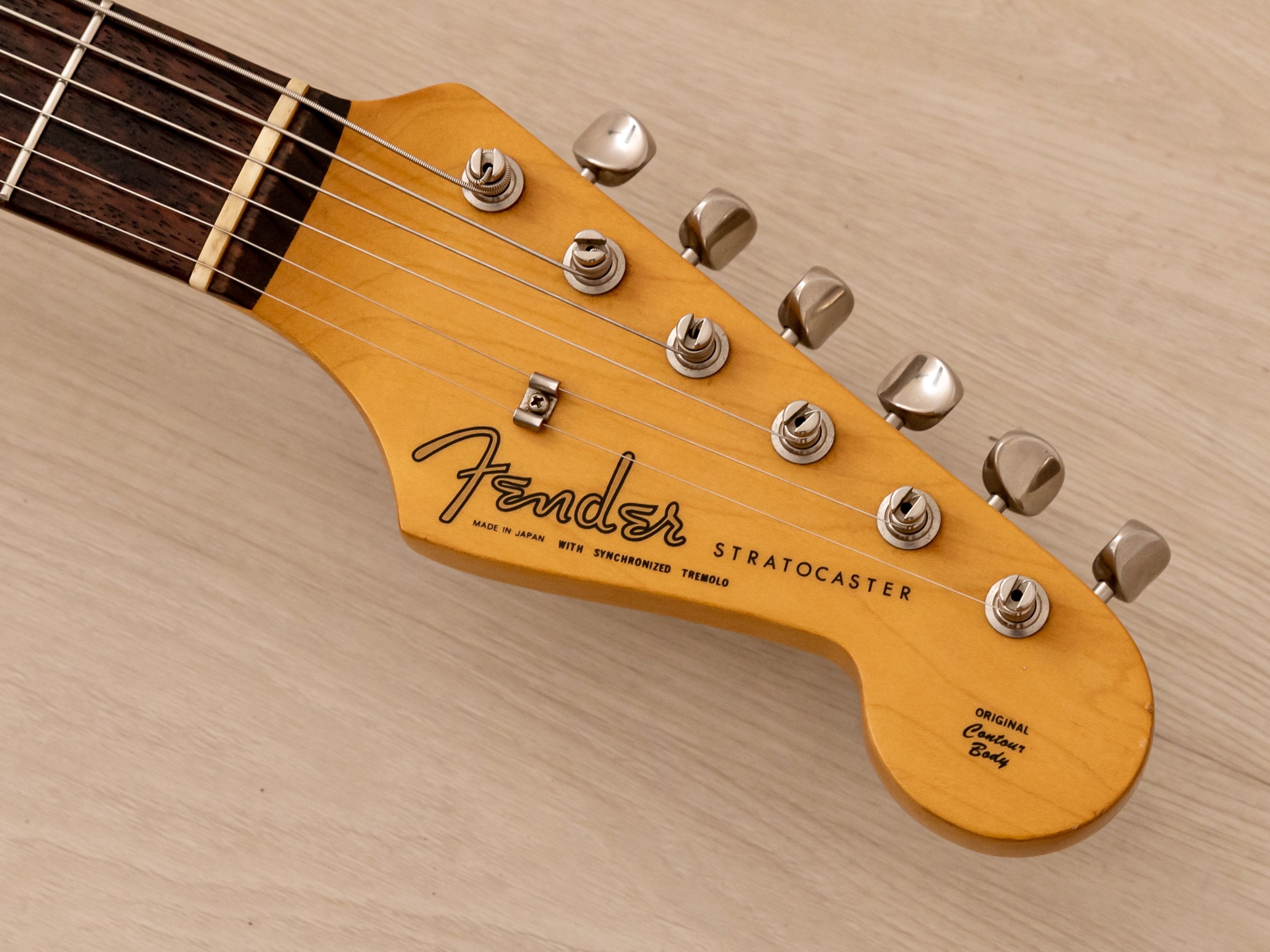 1982 Fender '62 Stratocaster JV ST62-65 Sunburst w/ USA Fullerton Pickups, Japan MIJ Fujigen