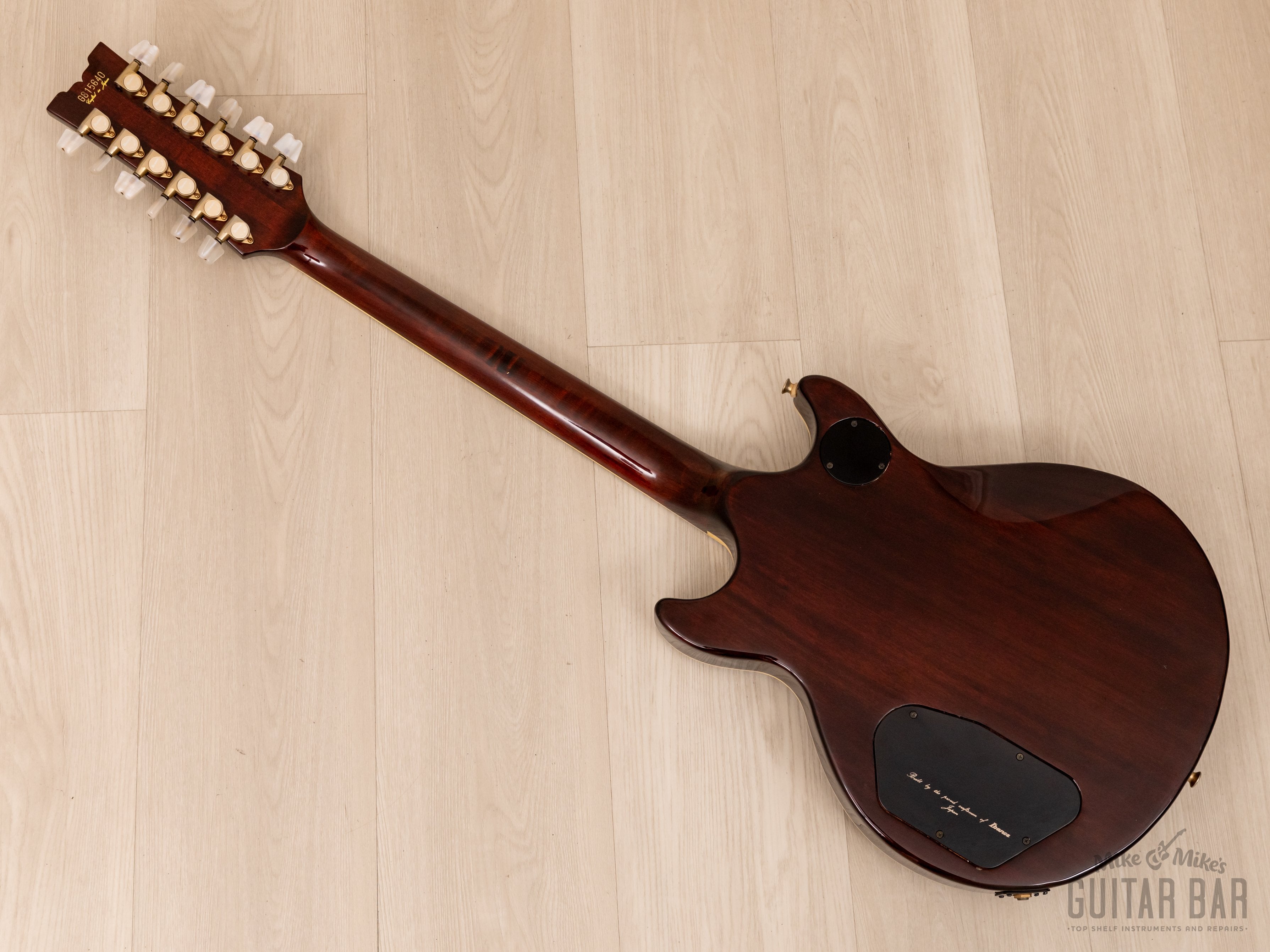 1981 Ibanez Artist AR112 12-String Vintage Guitar Antique Violin, 100% Original w/ Super 58, Case