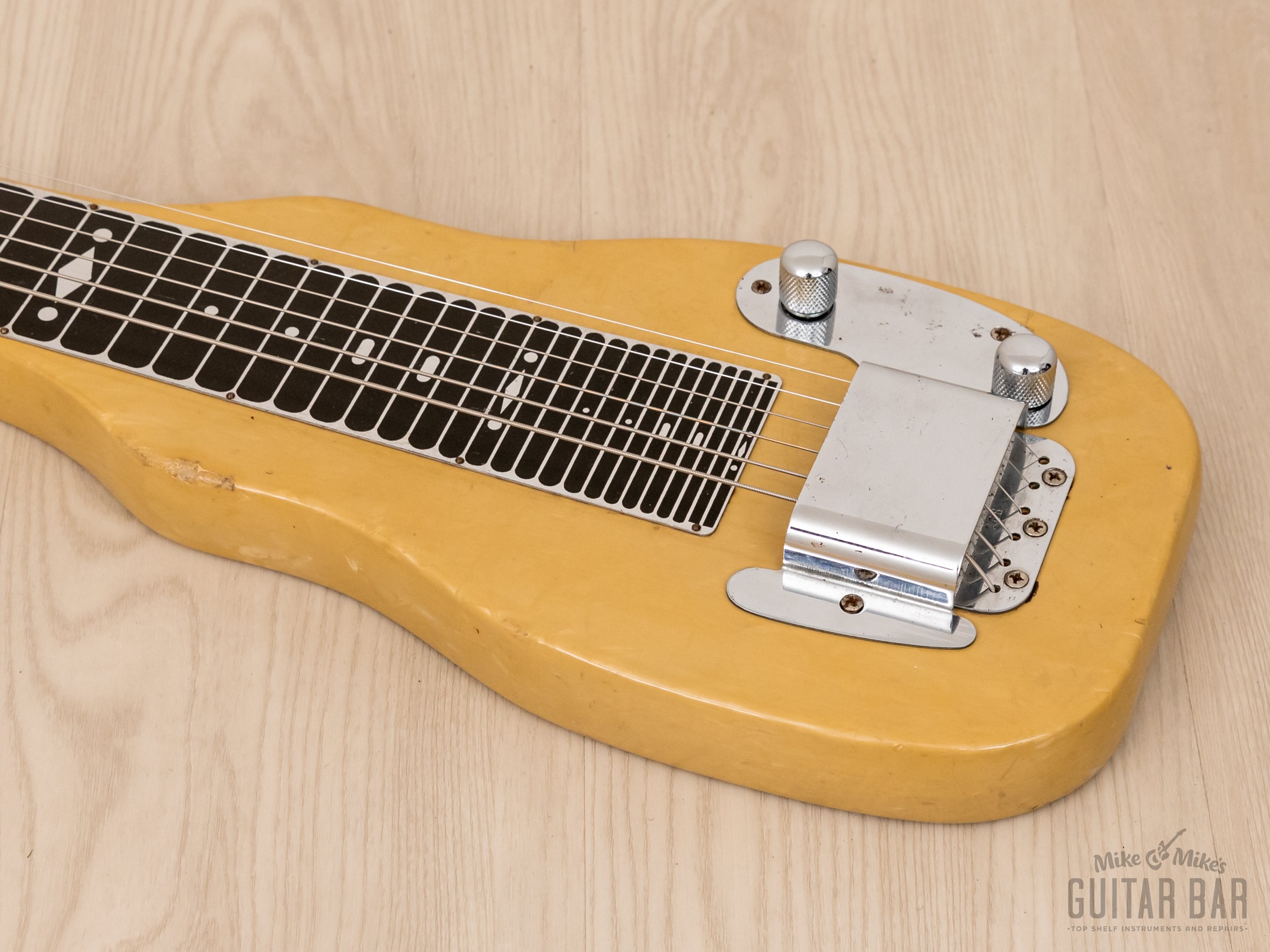 1950s Fender Champion Vintage Lap Steel Yellow Pearloid