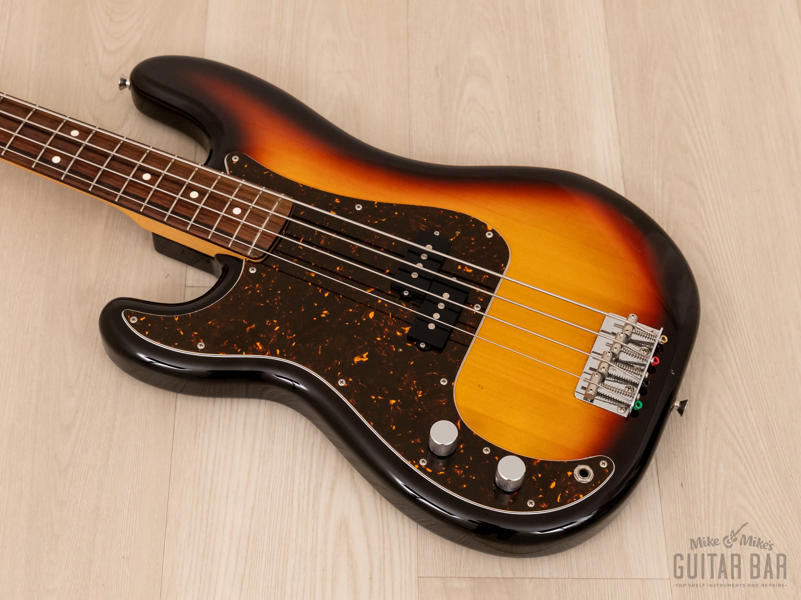 2014 Fender Precision Bass ‘62 Vintage Reissue PB62/LH Left-Handed Sunburst, Japan MIJ