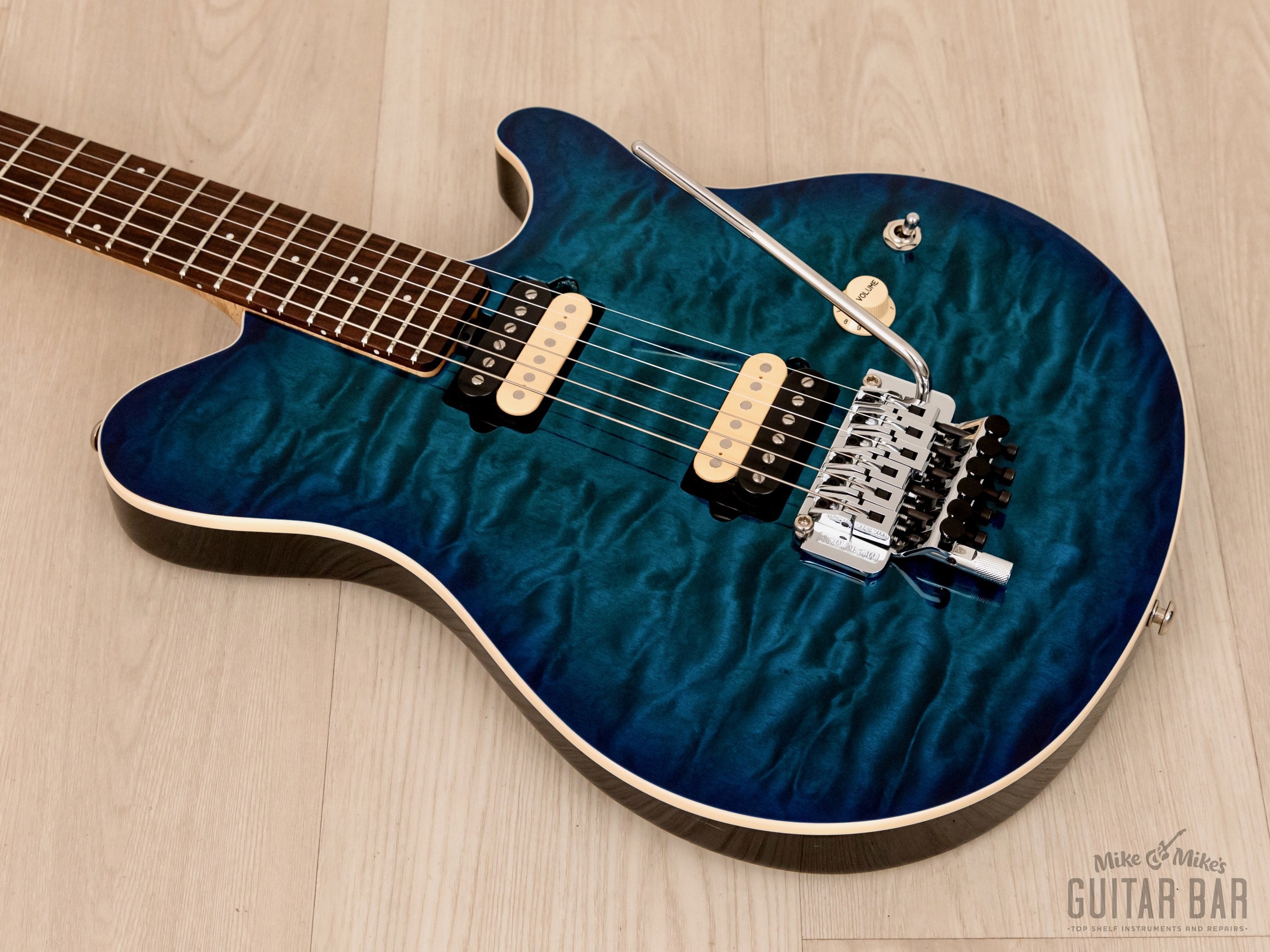 2020 Ernie Ball Music Man Axis Balboa Blue Burst Near-Mint w/ Case, Tags, Post-EVH