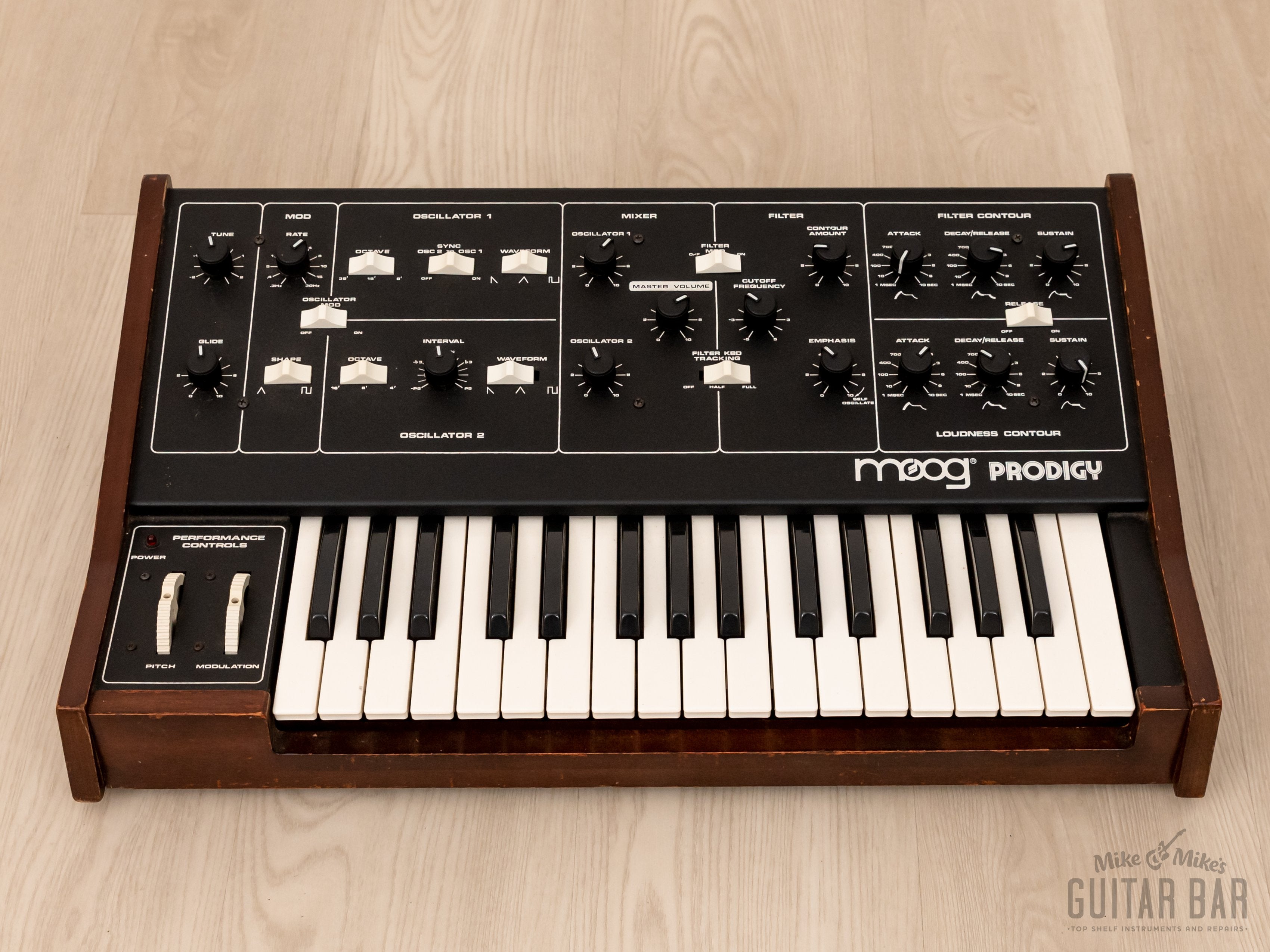 1983 Moog Prodigy Vintage Analog Synthesizer w/ External Control, C/V/Gate, Fully Serviced