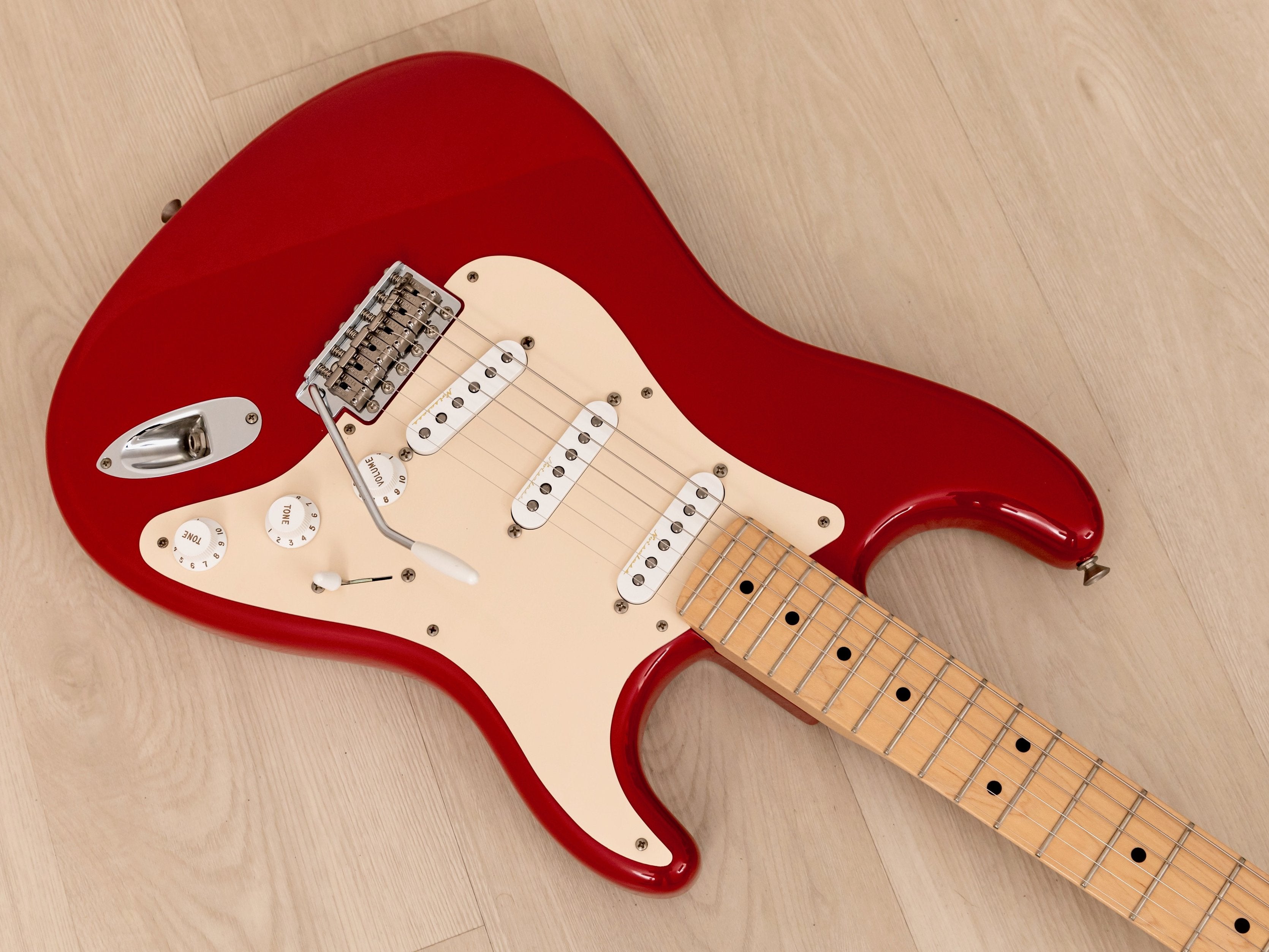 2009 Fender Artist Series Eric Clapton Signature Stratocaster Torino Red, Near Mint w/ Tweed Case & Tags