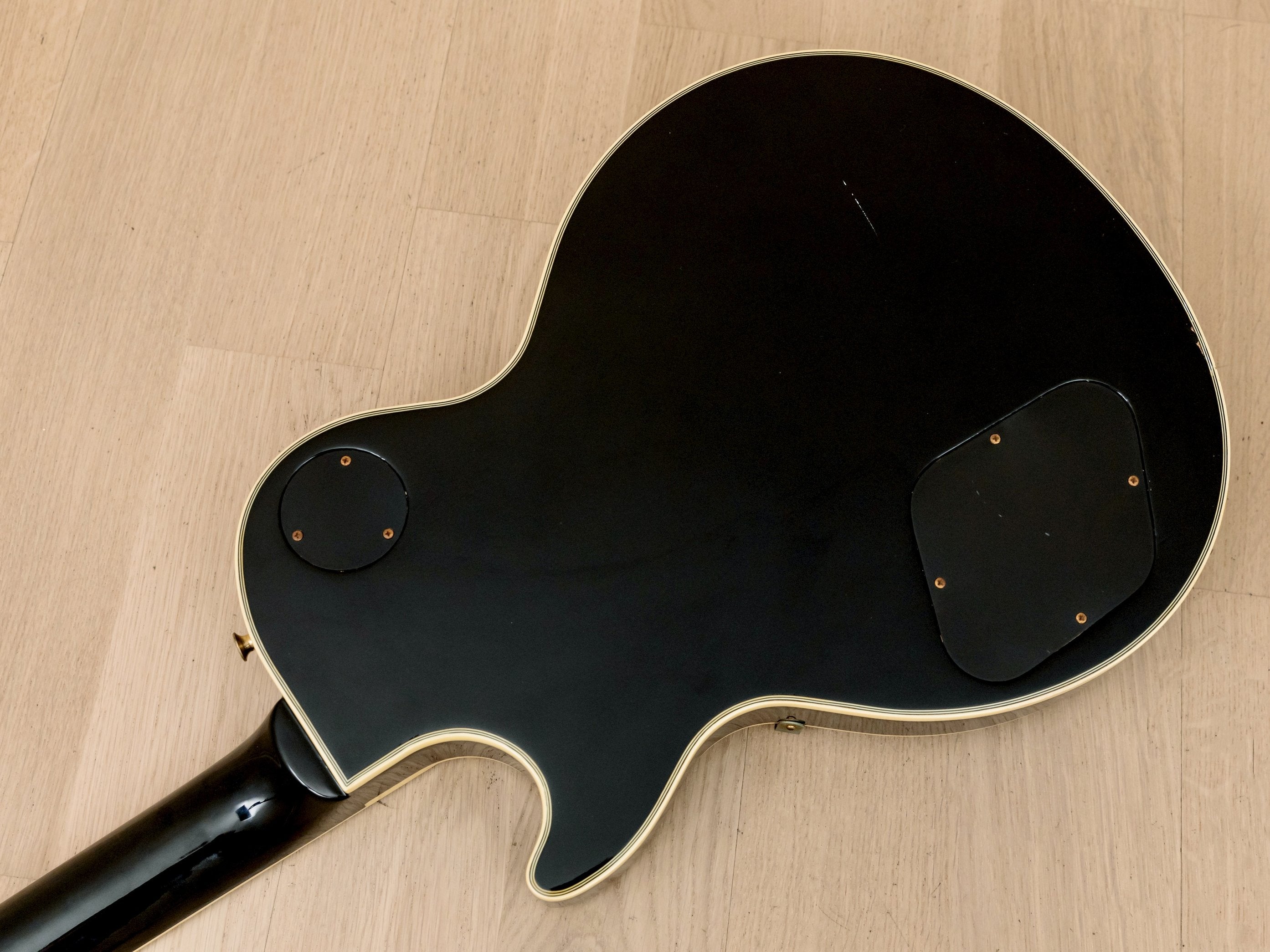 1979 Yamaha LP-800C Lord Player Custom Black Beauty Vintage Guitar Ebony Japan, Matsumoku