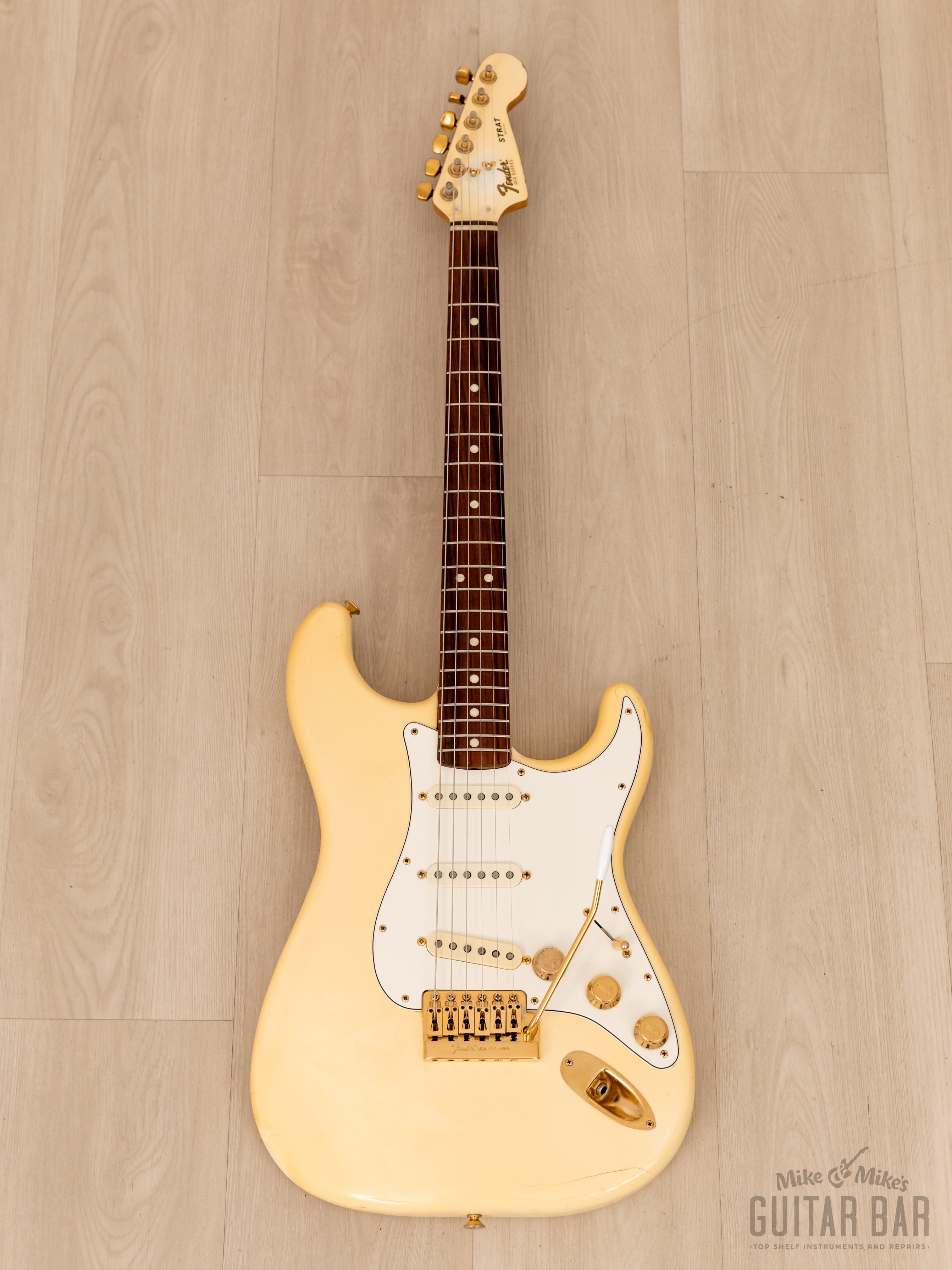 1981 Fender The Strat Dan Smith Stratocaster USA-Made, Olympic White w/ Gold Hardware, Case