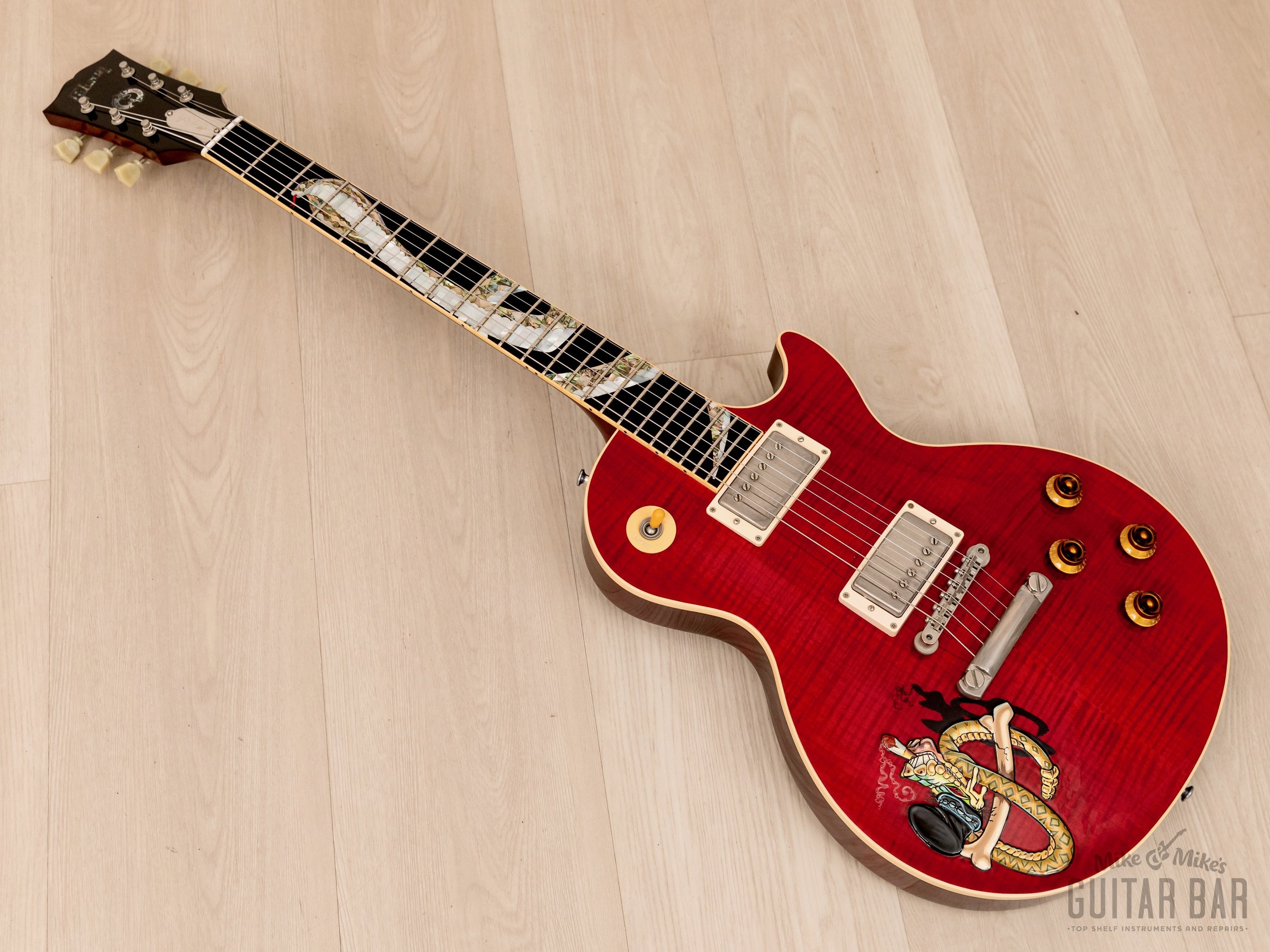 1997 Gibson Custom Shop Slash Snakepit Les Paul Cranberry Near-Mint w/ Case, Yamano