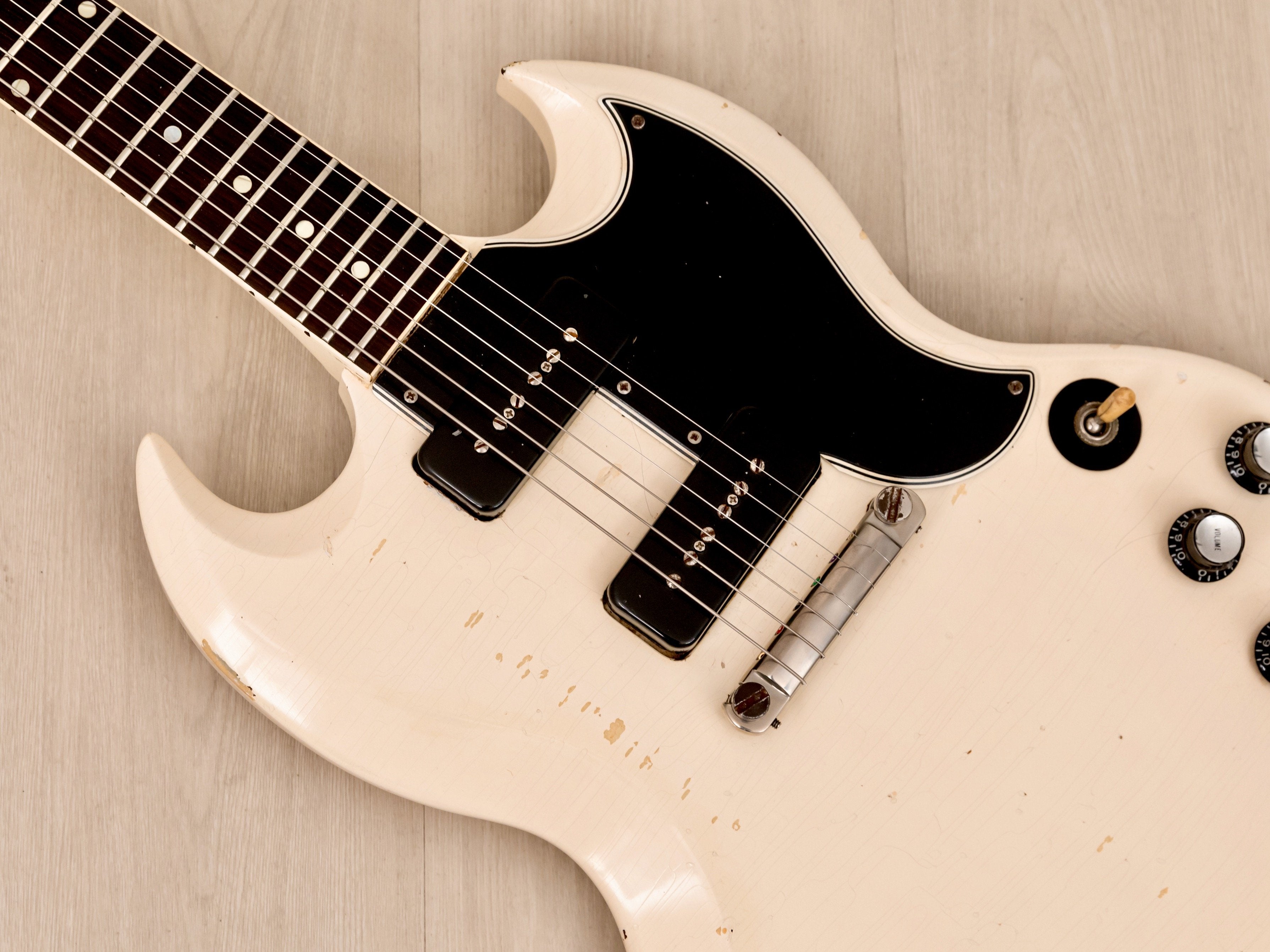 1962 Gibson SG Special Vintage Electric Guitar Polaris White w/ Case