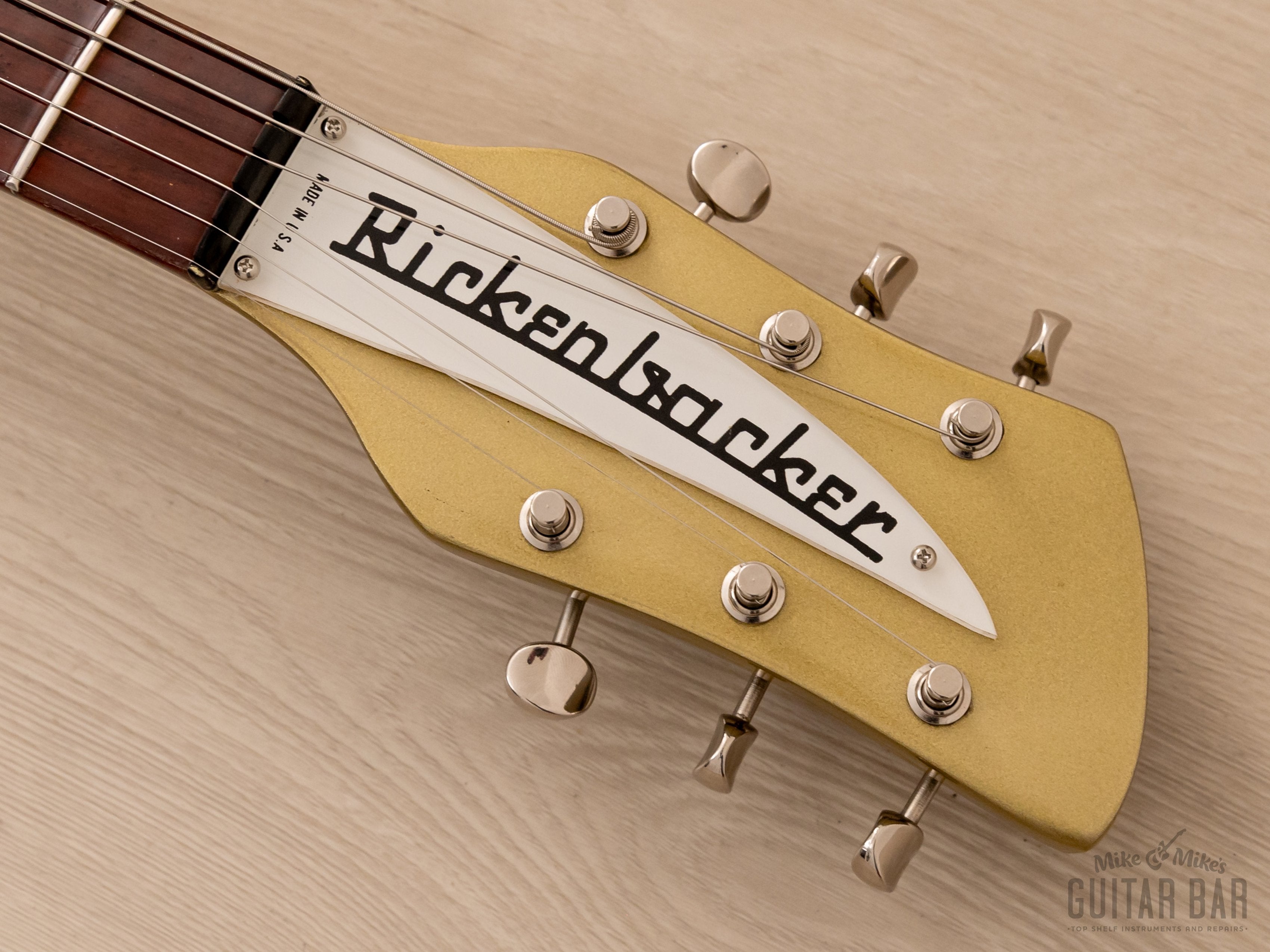 1964 Rickenbacker Export 345S Rose Morris 1998 Desert Gold w/ Case, Townshend Spec