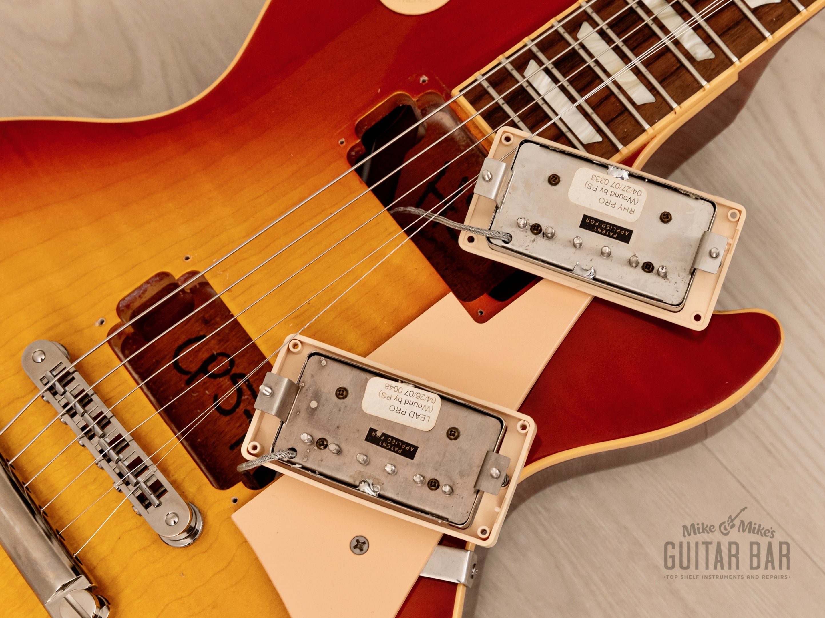 2007 Gibson Les Paul Standard Plus Flame Top Heritage Cherry Sunburst w/ Burstbucker PAFs, Case, Tags