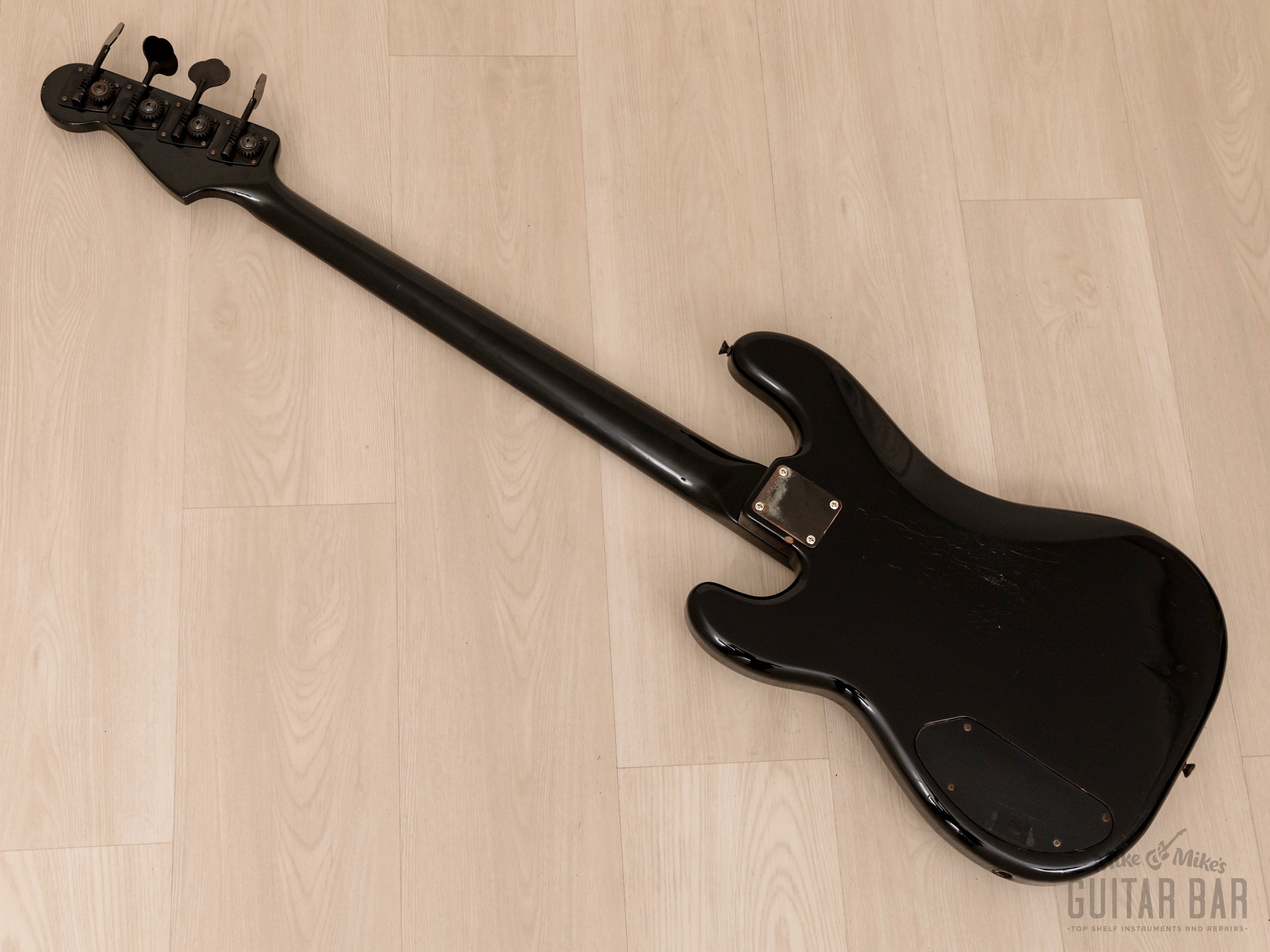 1983 Fender PJ-555 JV Pre-Boxer Series Vintage PJ Bass Black, Japan MIJ Fujigen