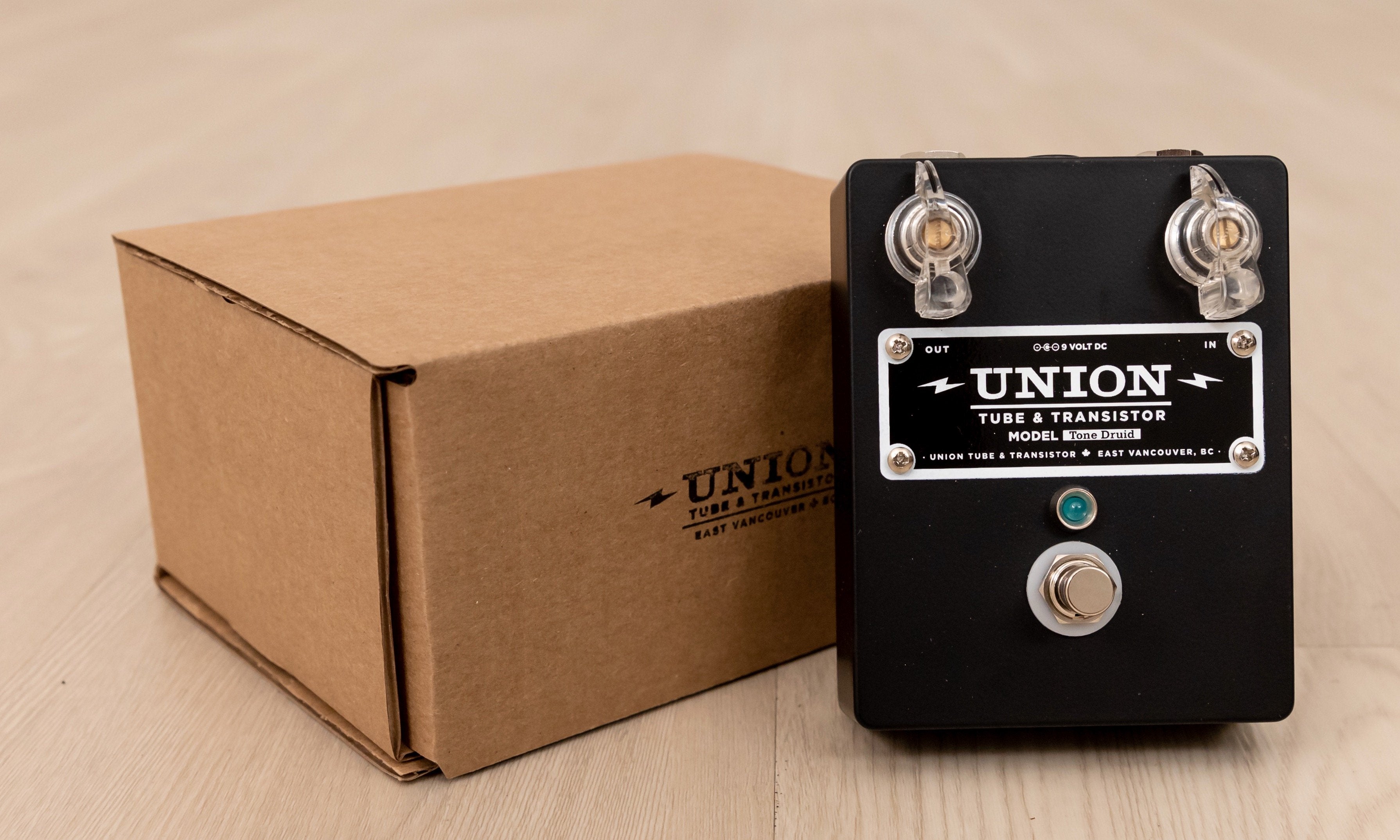 Union Tube & Transistor Tone Druid Overdrive Guitar Effects Pedal