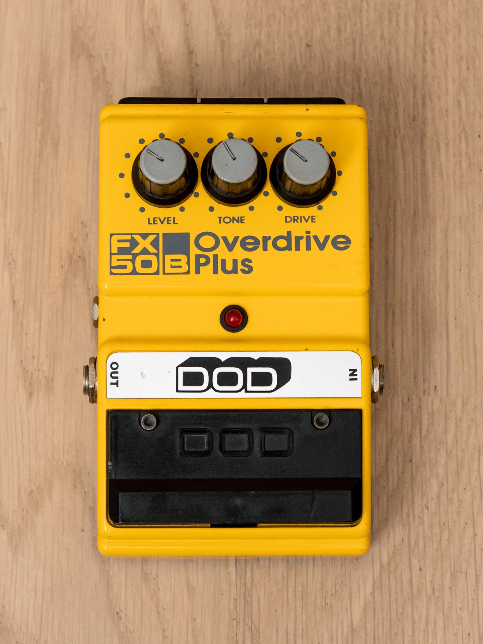 1986 DOD FX50B Overdrive Plus USA-Made Guitar Effects Pedal, Complete w/ Box