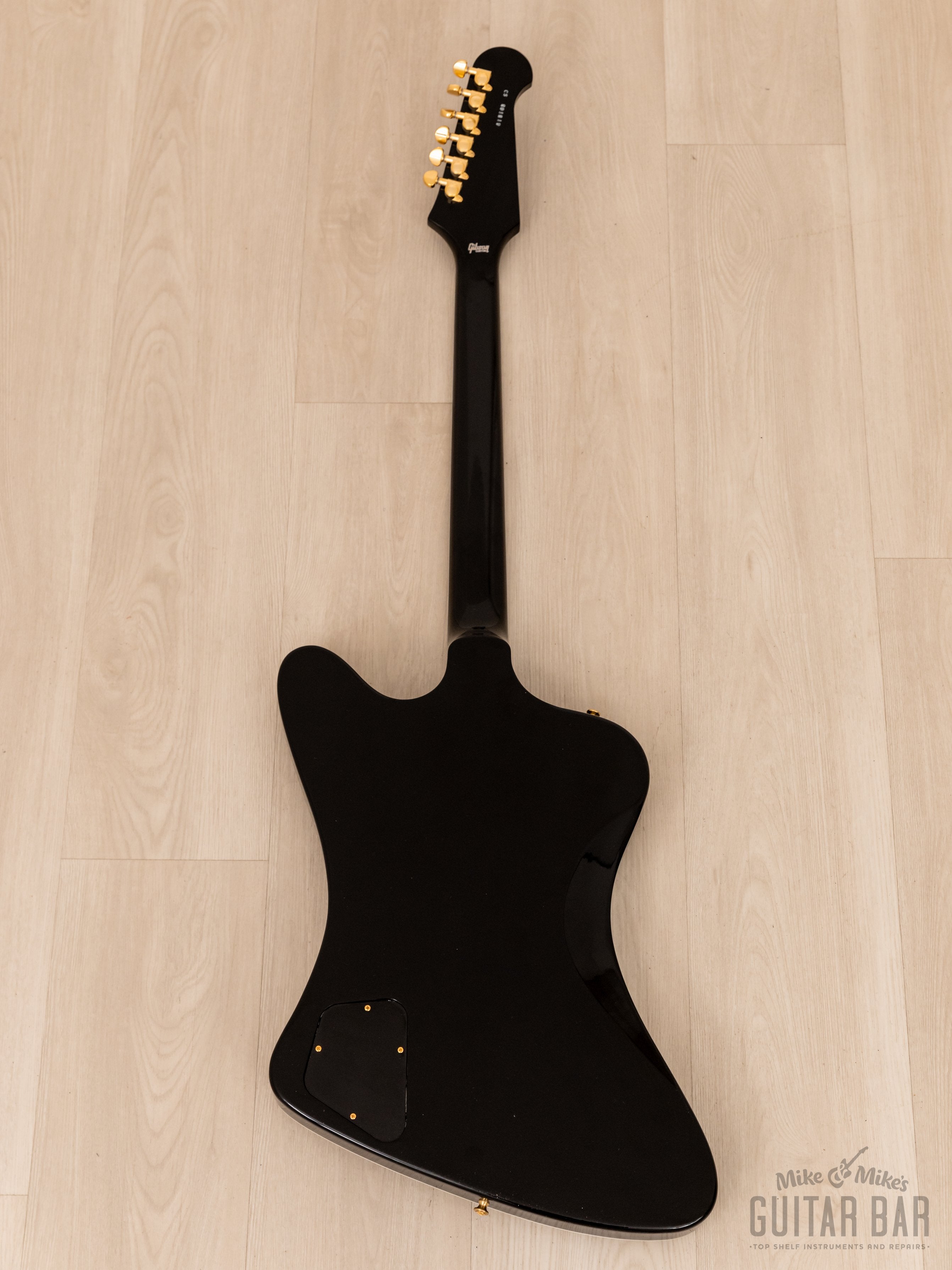 2022 Gibson Custom Shop Firebird Custom Ebony, Near-Mint w/ Case, Tags, COA
