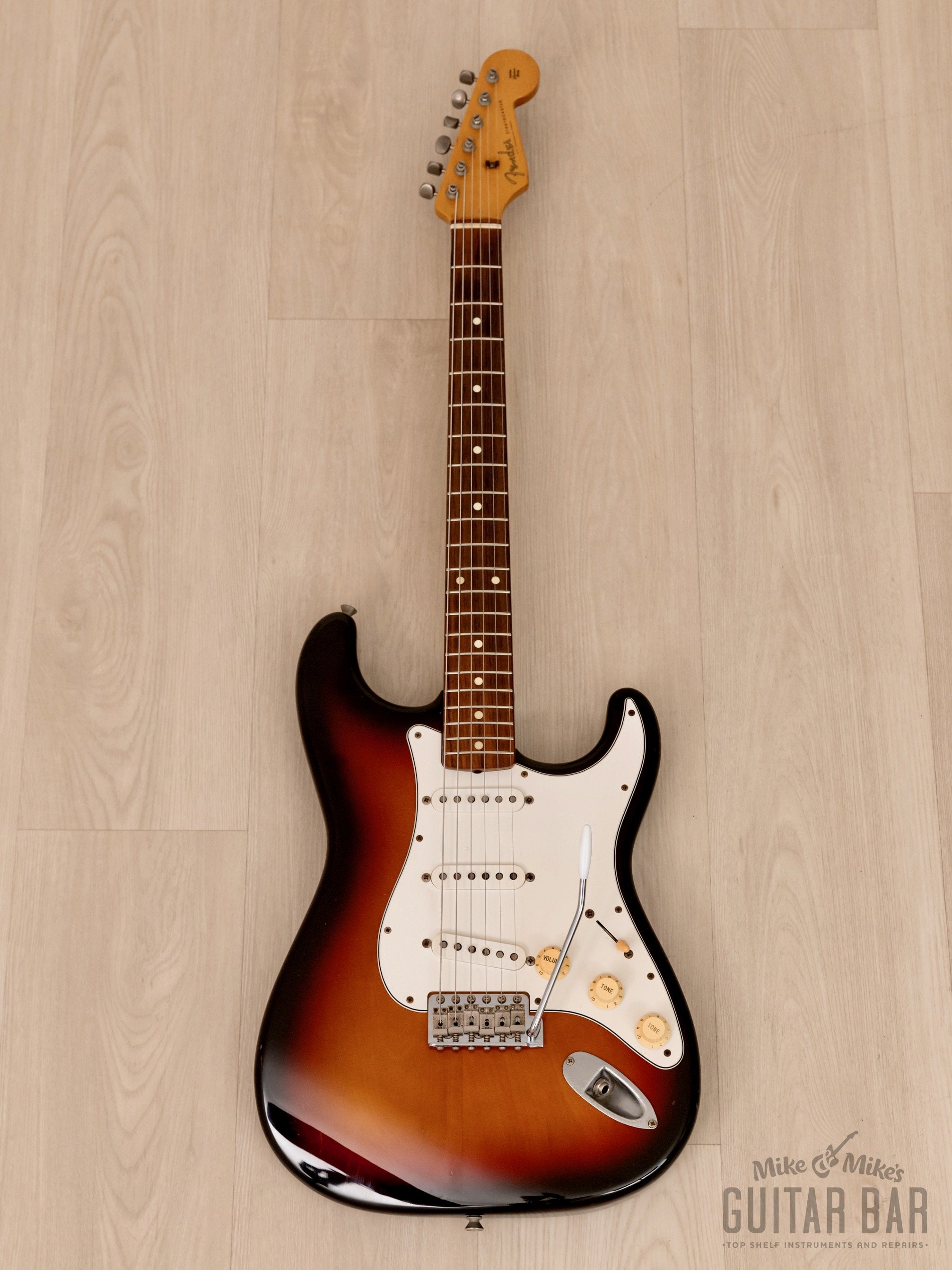 1998 Fender Stratocaster ‘62 Vintage Reissue ST62-58US Sunburst w/ USA Pickups & Case, Japan CIJ