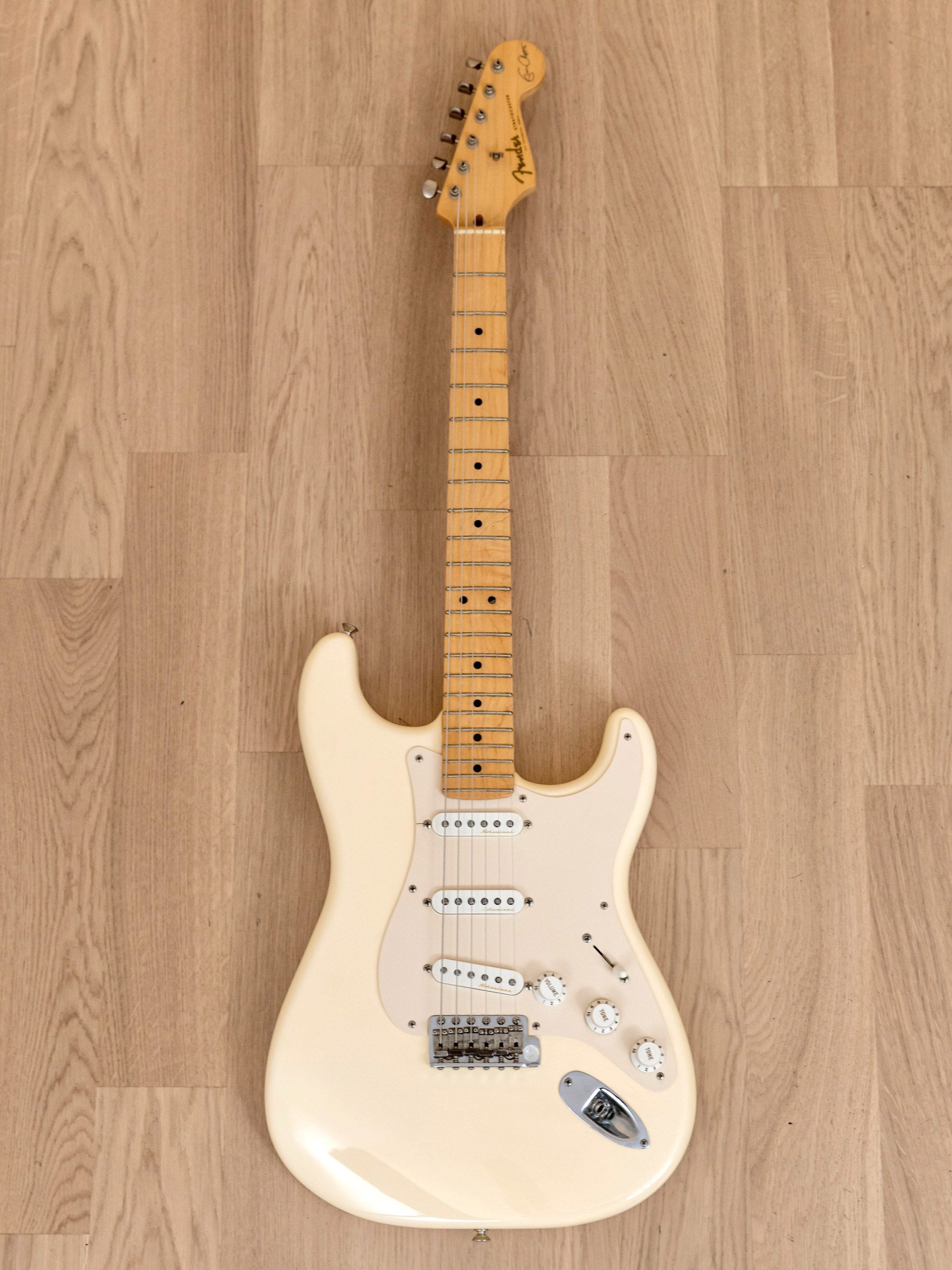 2002 Fender Artist Series Eric Clapton Signature Stratocaster, Olympic White w/ Case & Hangtags