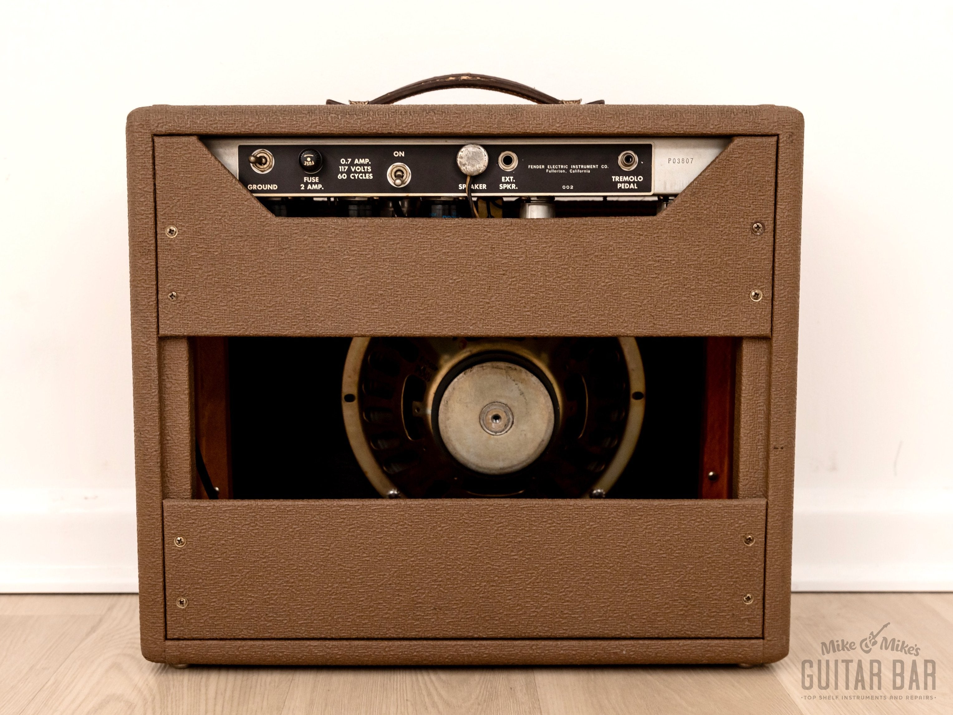 1962 Fender Princeton 6G2-A Pre-CBS Brown Panel Vintage Tube Amp w/ Oxford 10K5