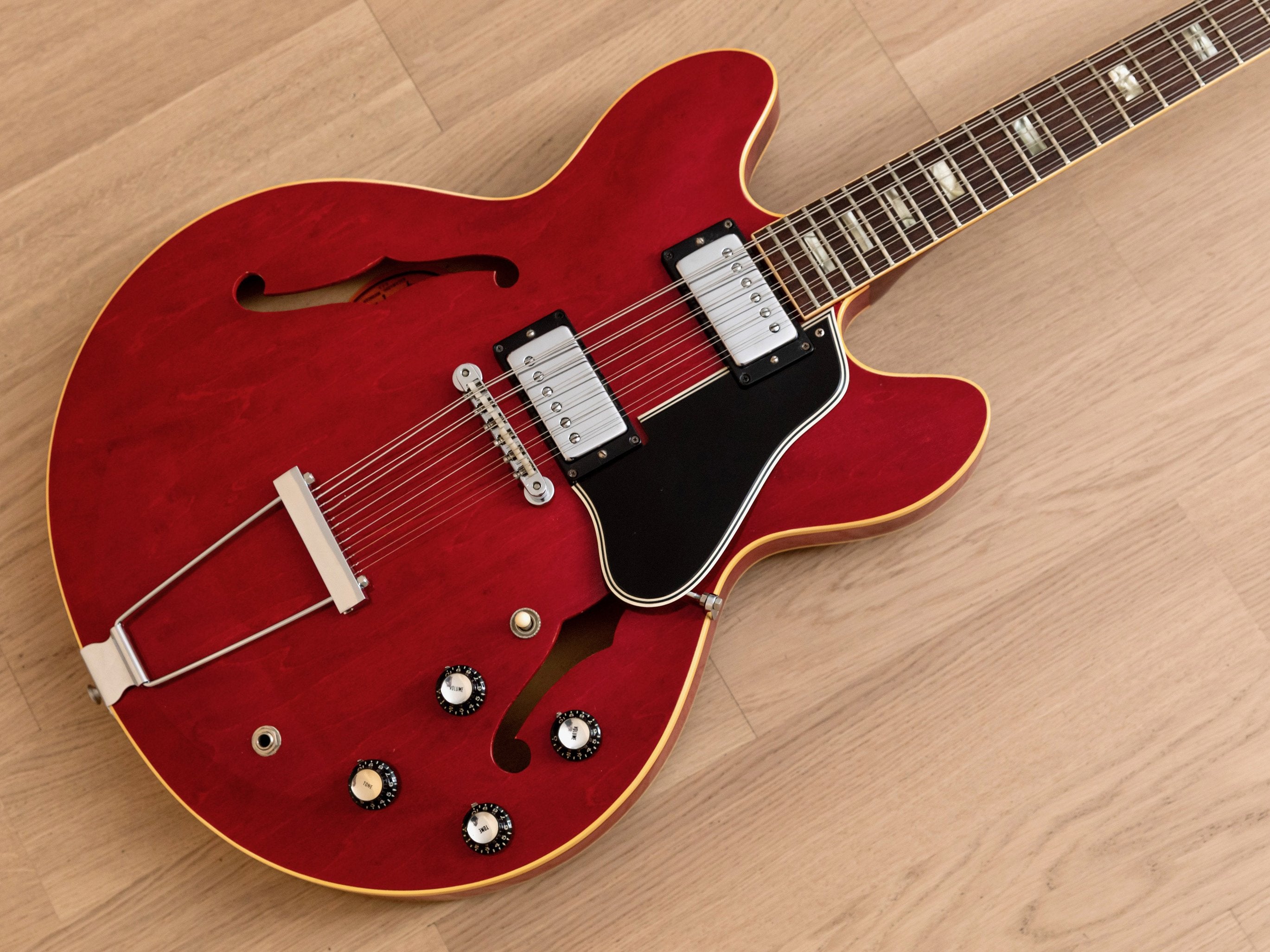1966 Gibson ES-335-12 TDC Vintage 12 String Guitar Cherry, Collector-Grade w/ Case
