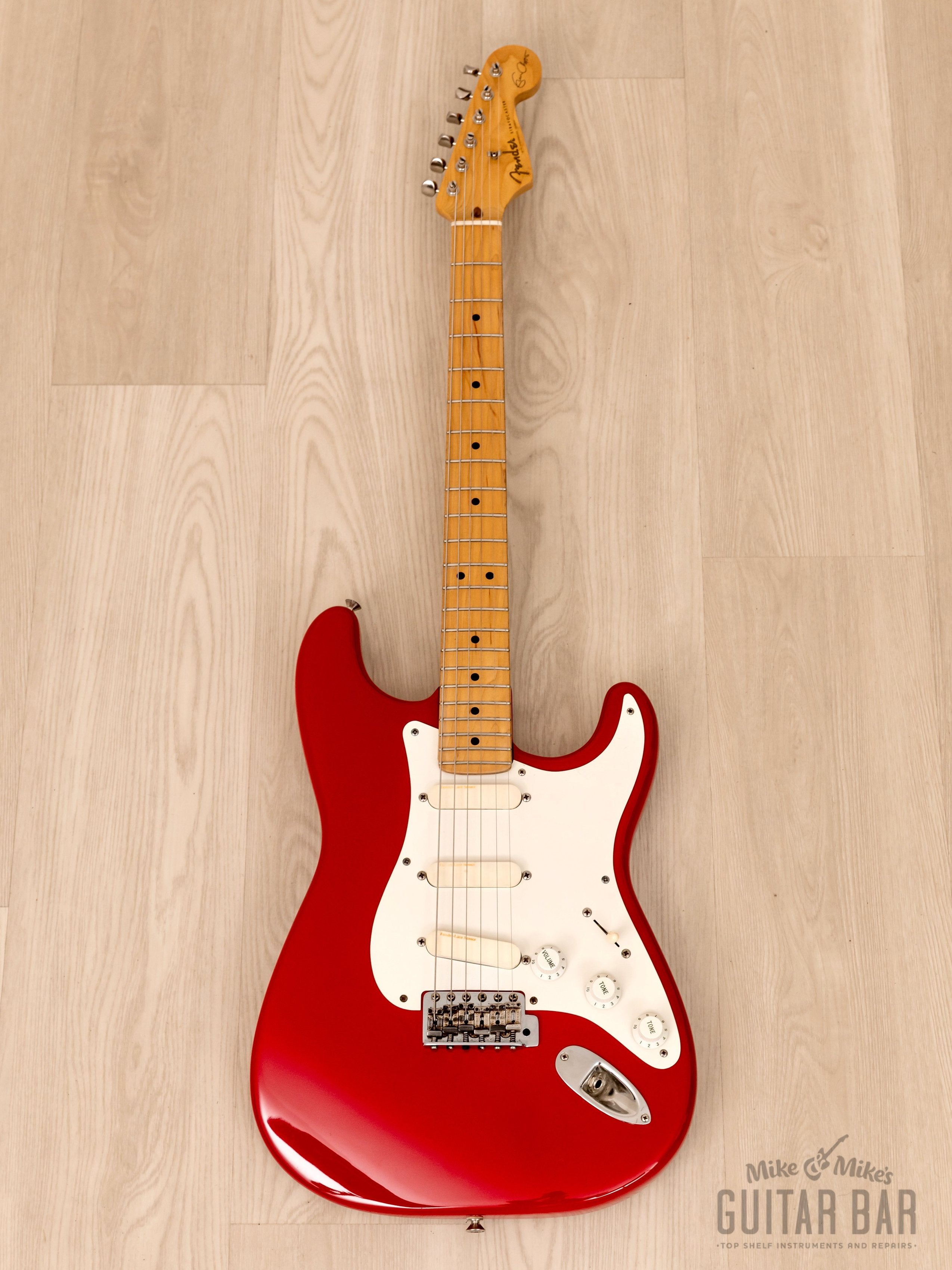 1988 Fender Eric Clapton Signature Stratocaster Torino Red, First Year w/  Lace Sensors, Tweed Case