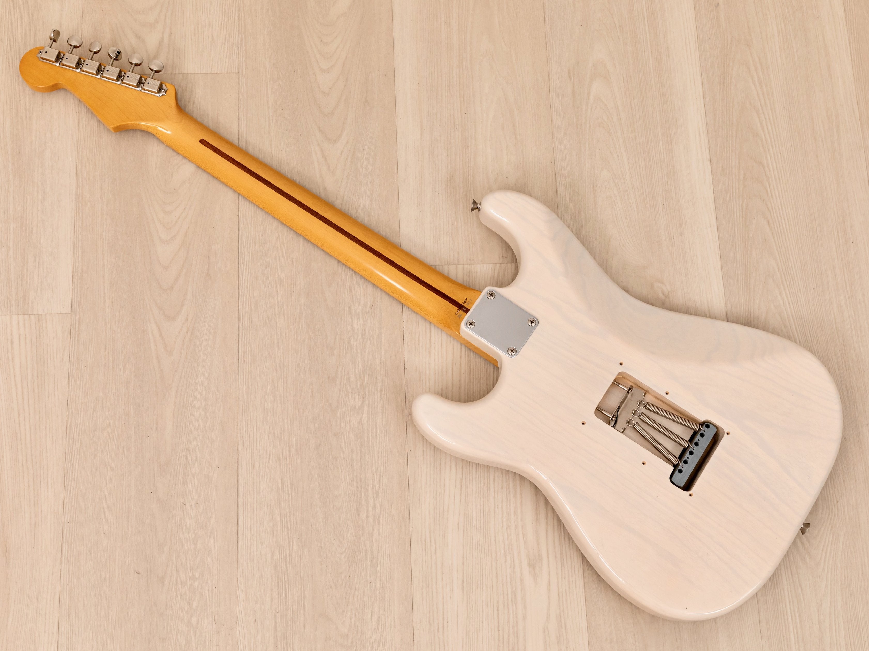 2006 Fender ’57 Stratocaster ST57-85TX/ALG Blonde, Ash Body w/ Anodized Guard & USA Pickups, Japan CIJ
