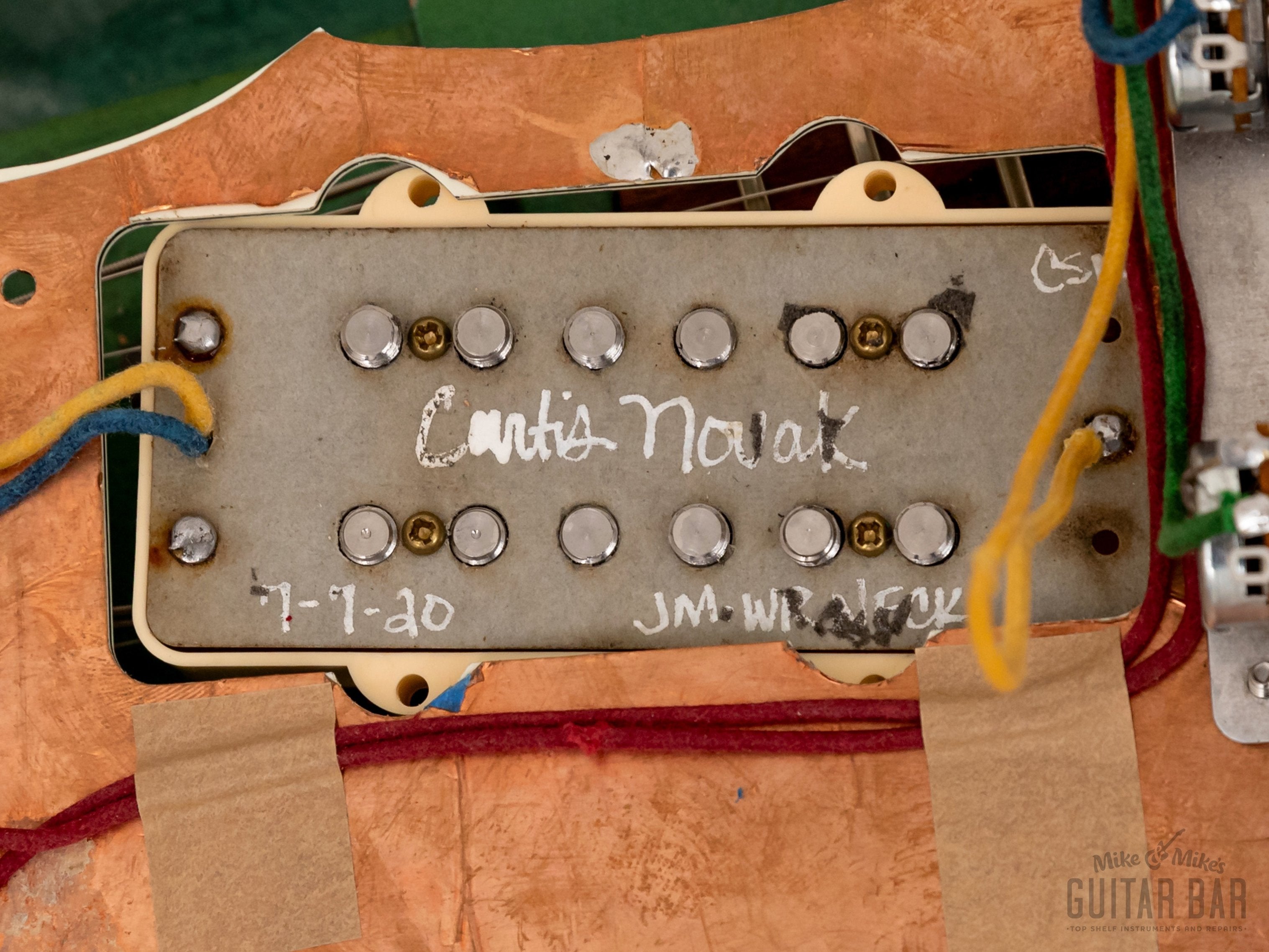 Fender MJT Jazzmaster Partscaster Relic w/ Novak Wide Range Humbuckers, AVRI Hardware, Case