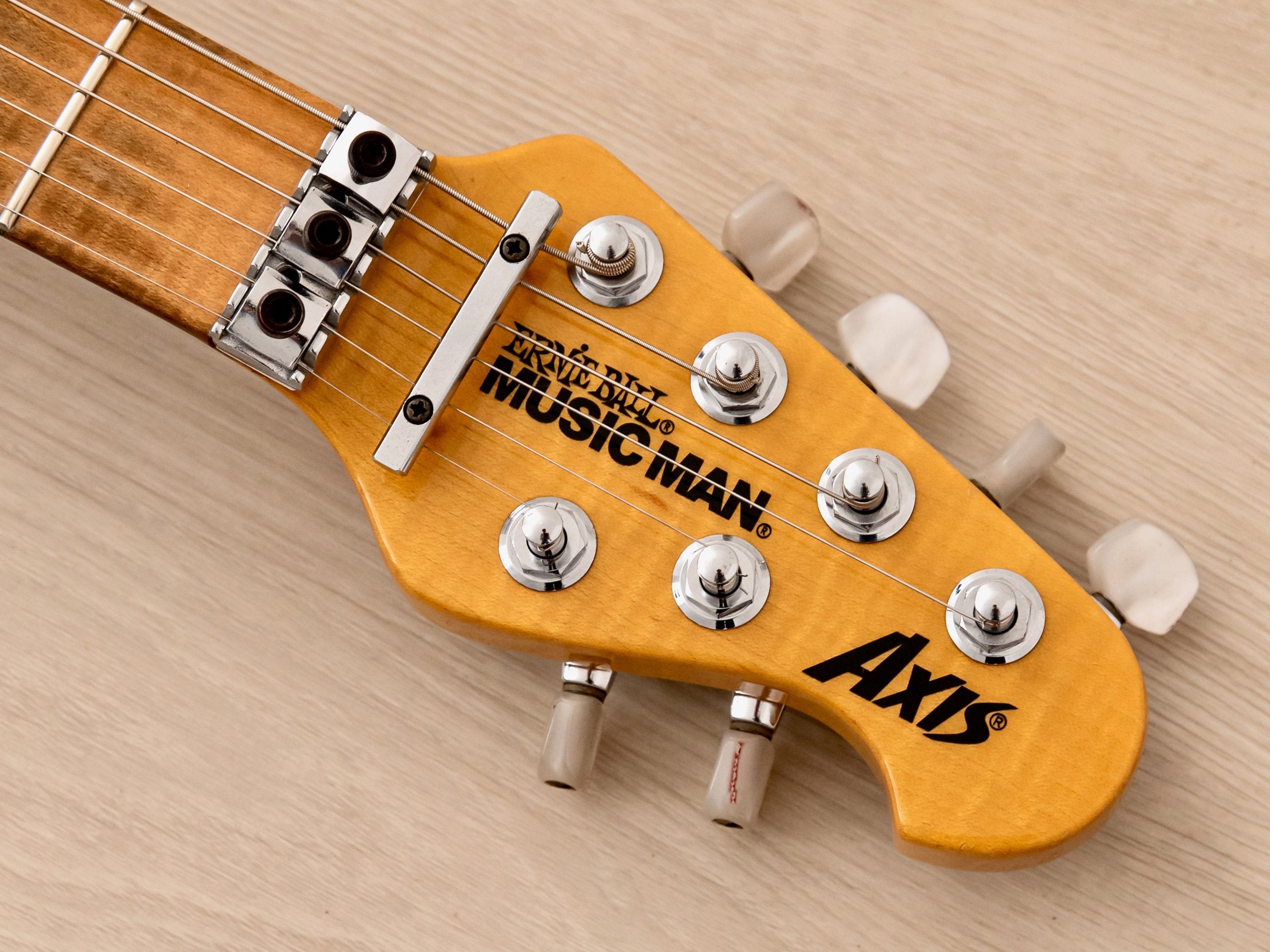 1998 Ernie Ball Music Man Axis Transparent Gold, Post-EVH