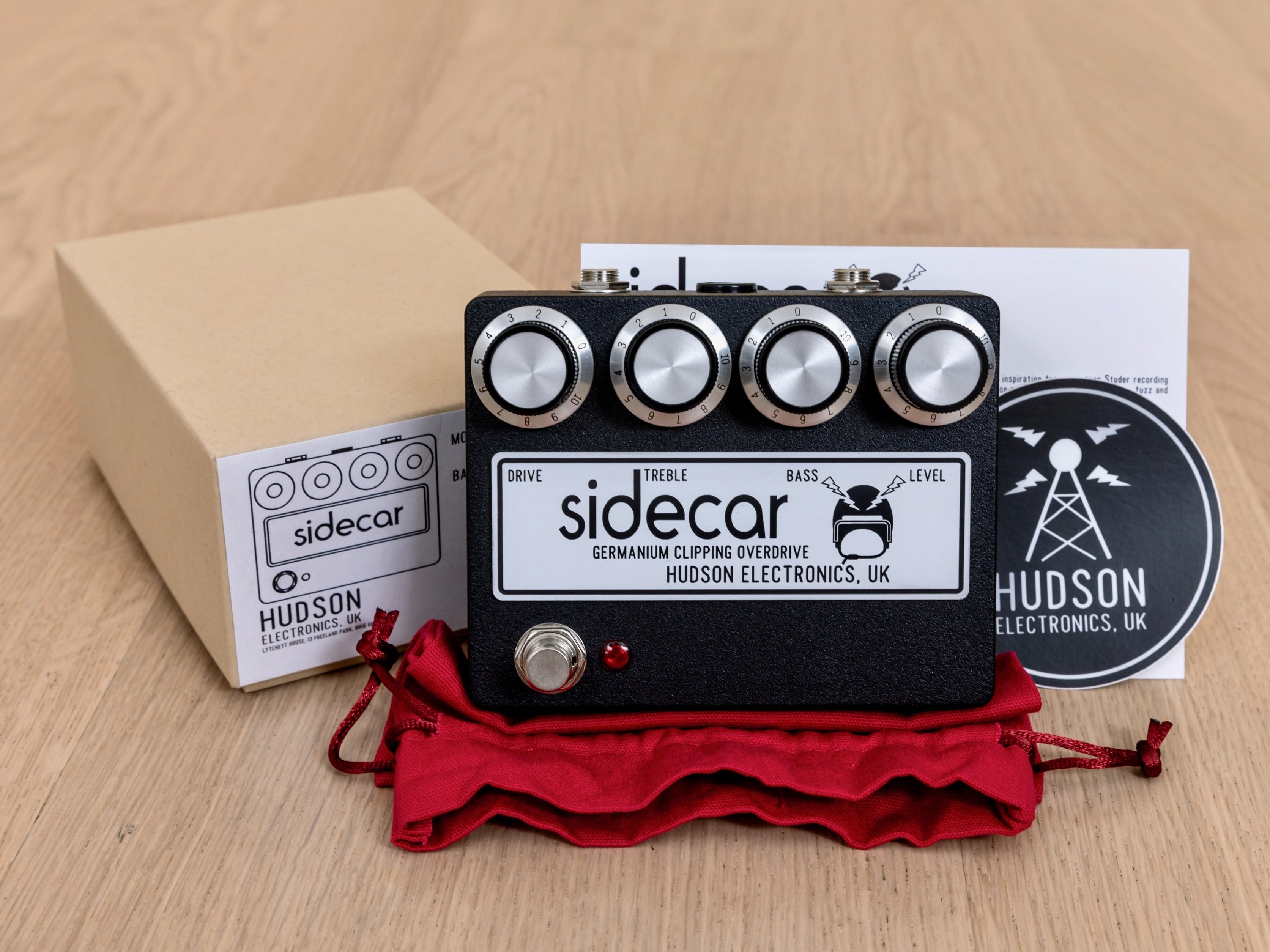 Hudson Electronics UK Sidecar Overdrive 808-Style Boutique Guitar Effects Pedal
